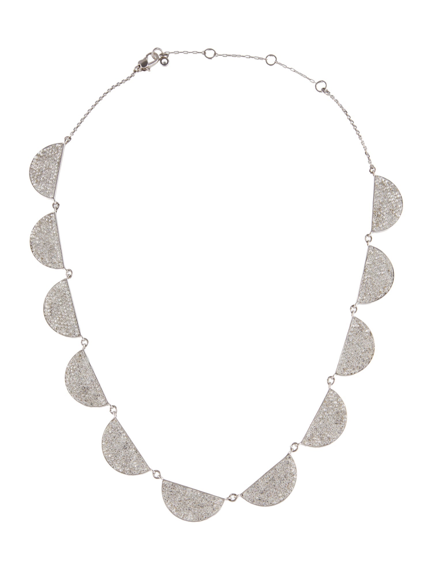 Kate Spade New York Crystal Mod Scallop Collar Necklace