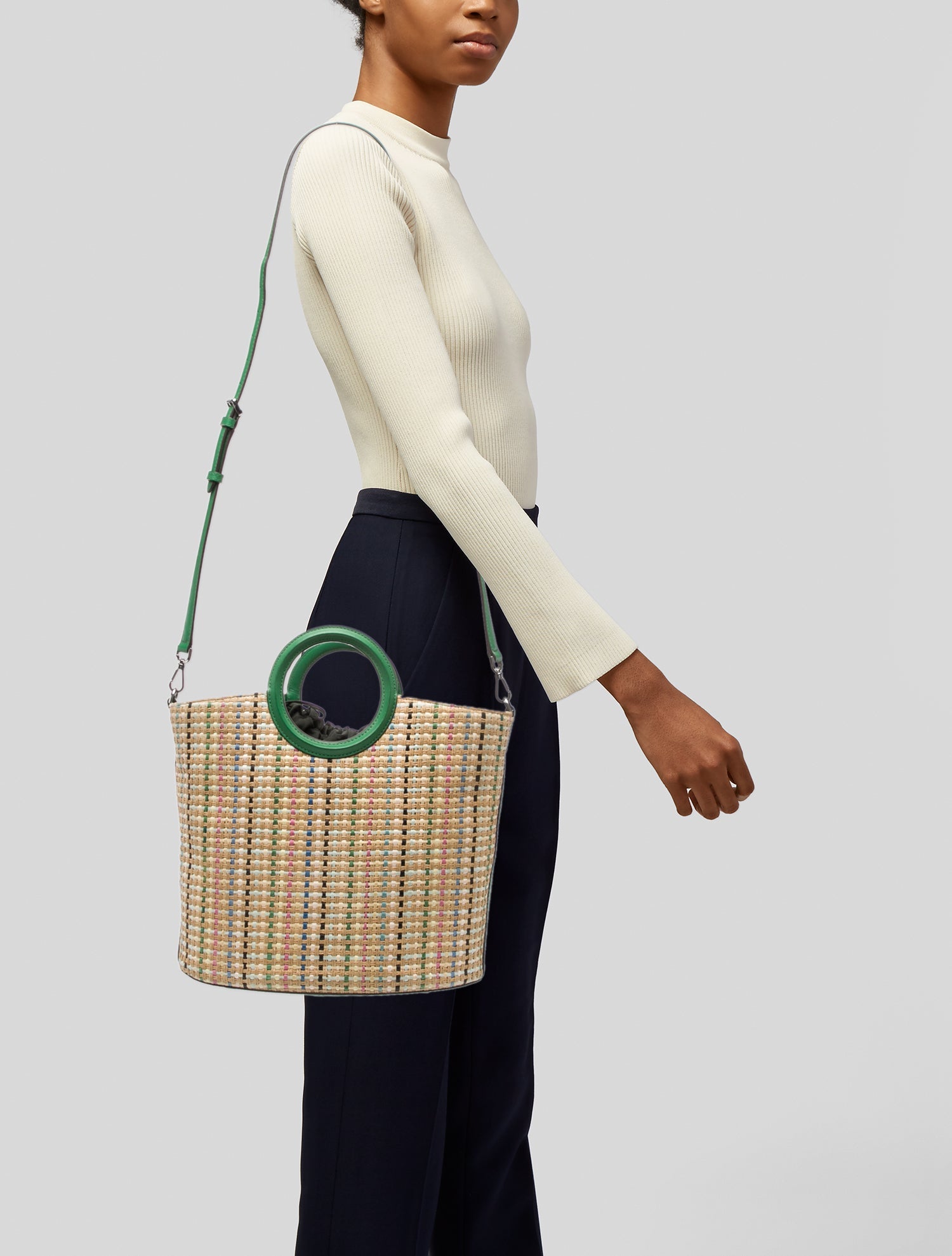 Kate Spade New York Straw Shoulder Bag