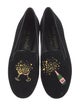 Kate Spade New York Suede Studded Accents Loafers