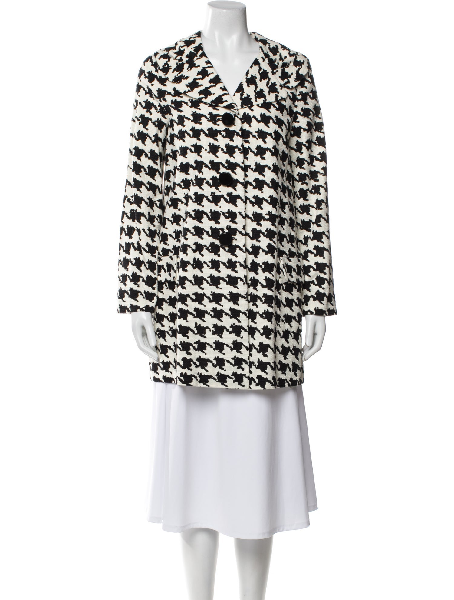 Kate Spade New York Houndstooth Print Evening Jacket