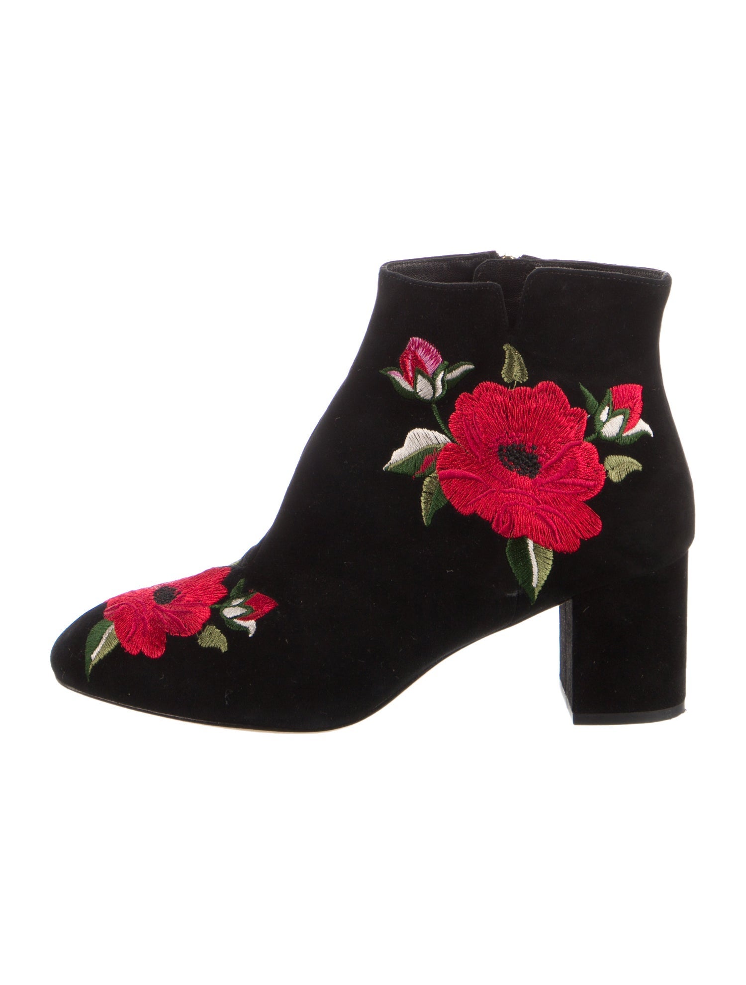 Kate Spade New York Suede Floral Print Boots