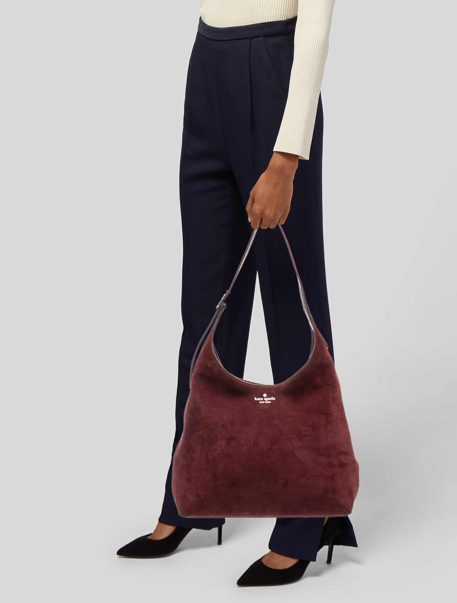 Kate Spade New York Suede Shoulder Bag