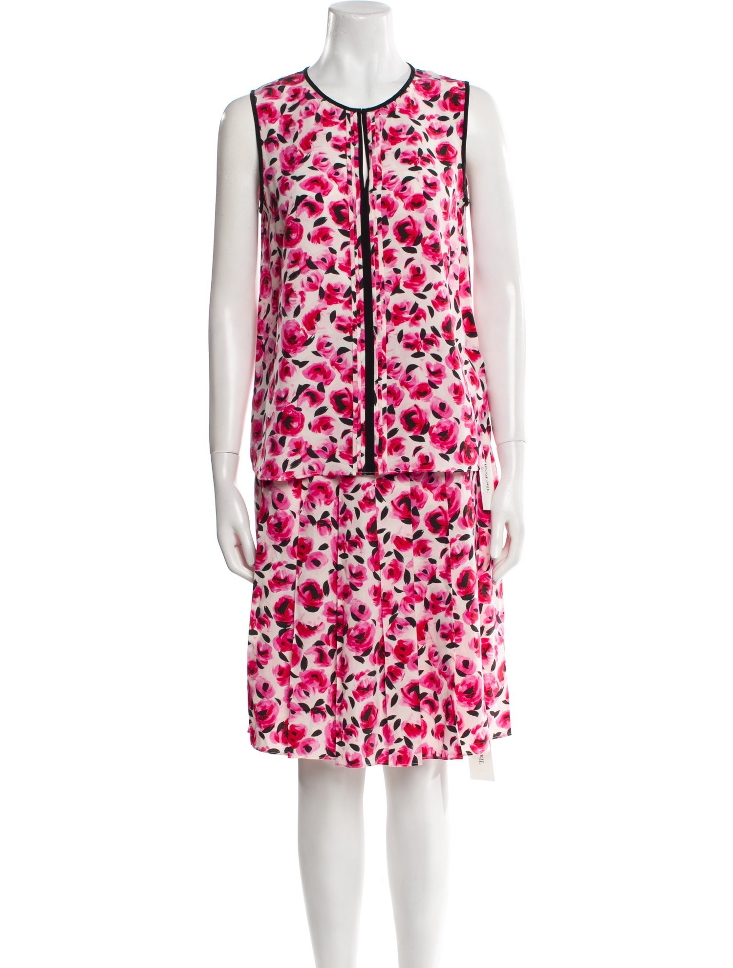 Kate Spade New York Silk Floral Print Skirt Set