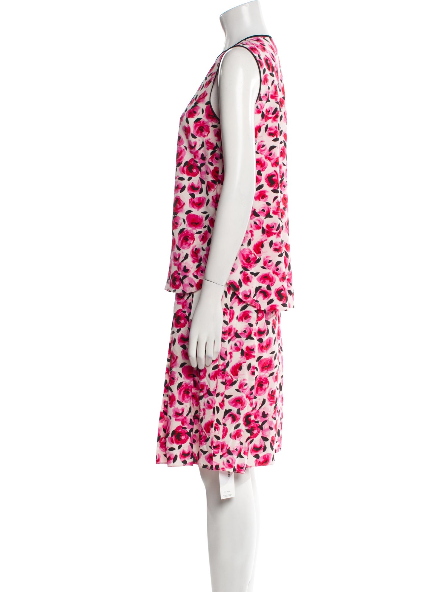 Kate Spade New York Silk Floral Print Skirt Set