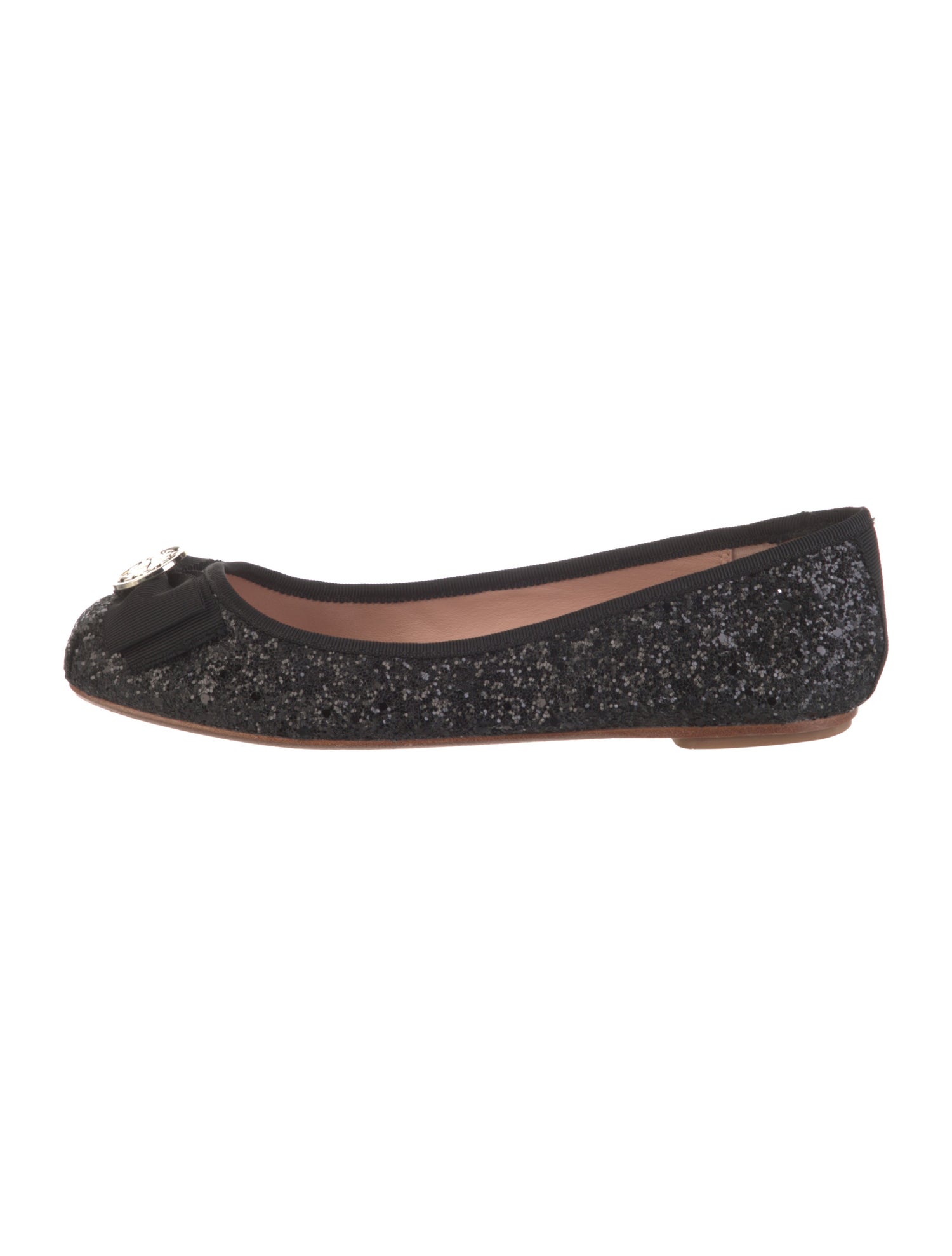 Kate Spade New York Glitter Animal Print Ballet Flats