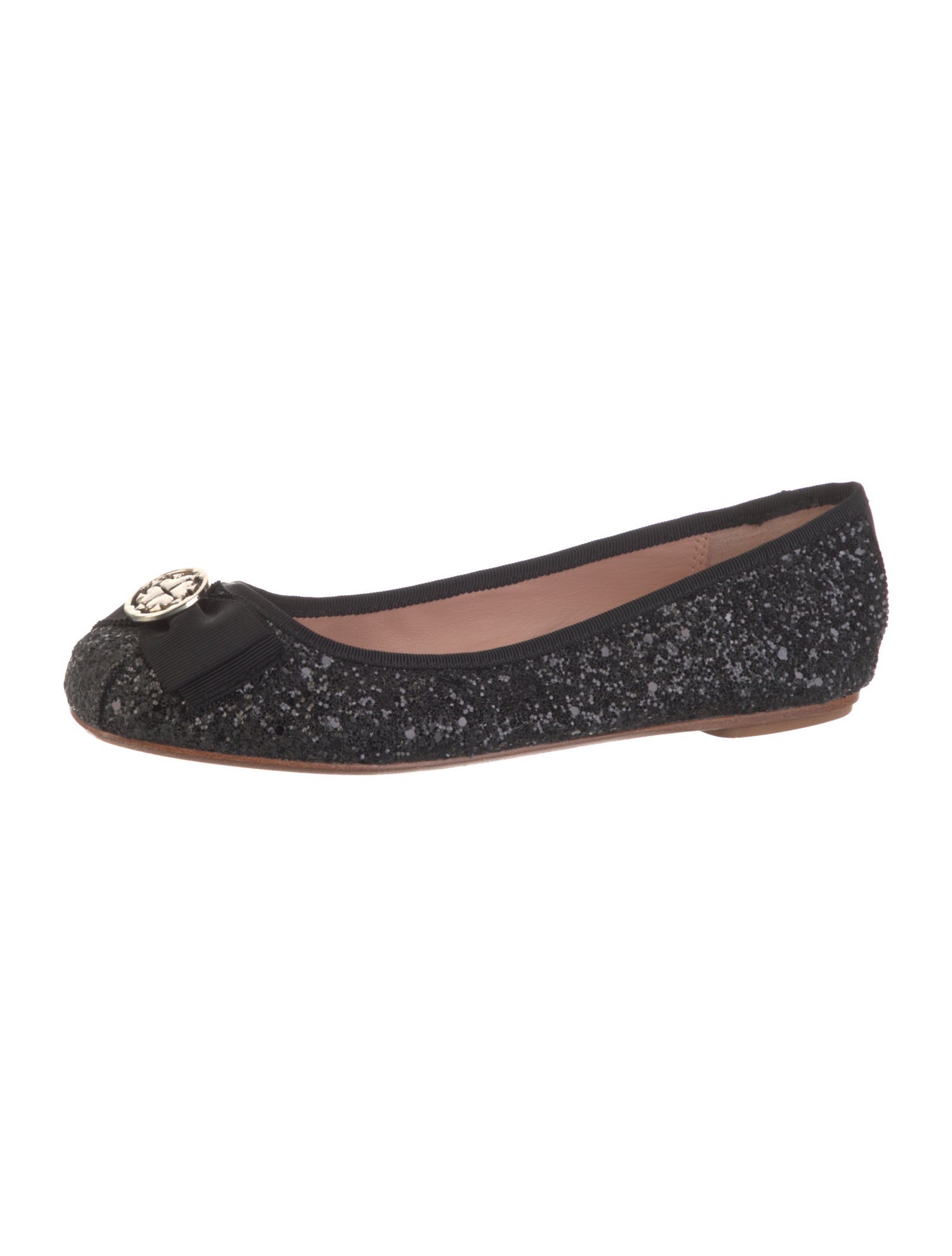 Kate Spade New York Glitter Animal Print Ballet Flats