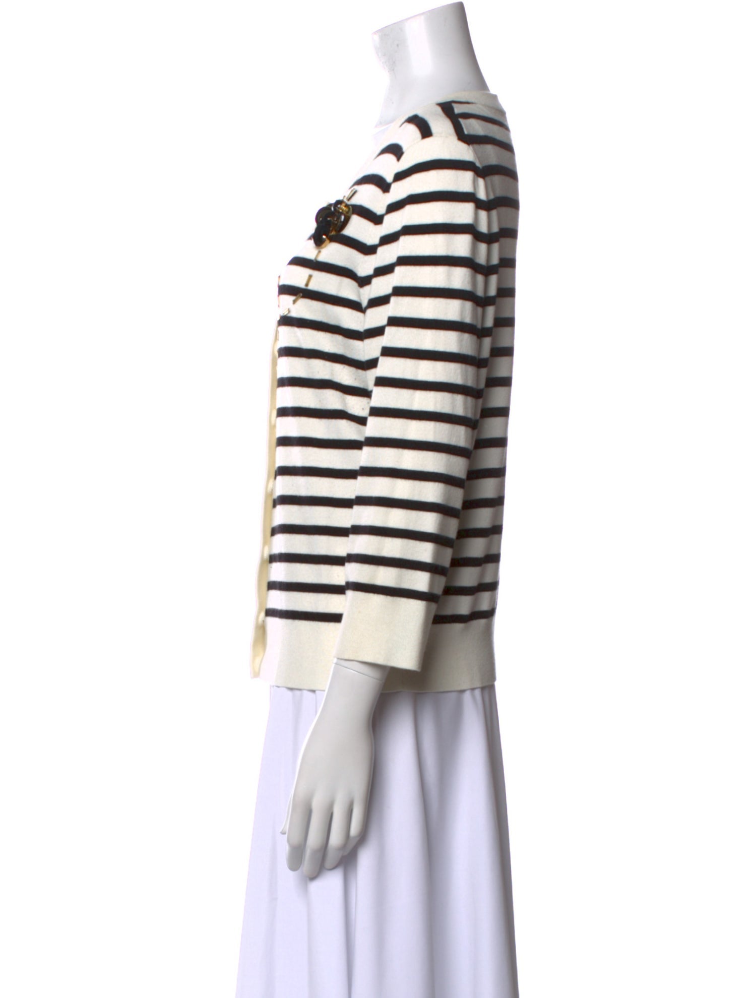 Kate Spade New York Striped Scoop Neck Sweater