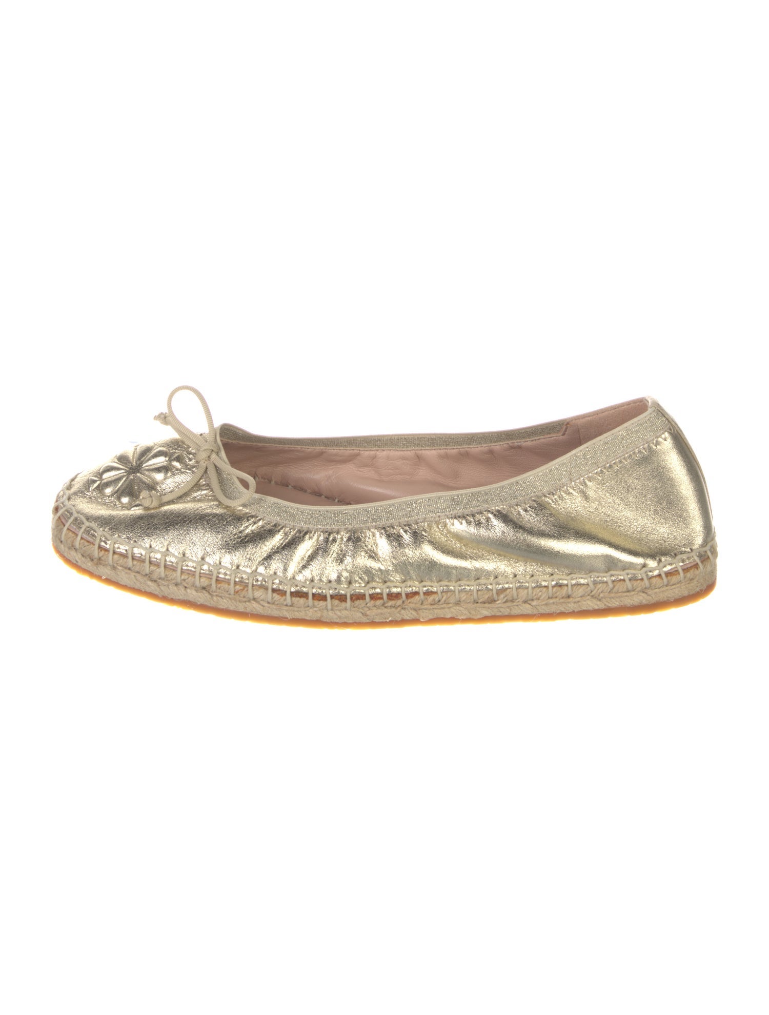 Kate Spade New York Leather Braided Accents Ballet Flats
