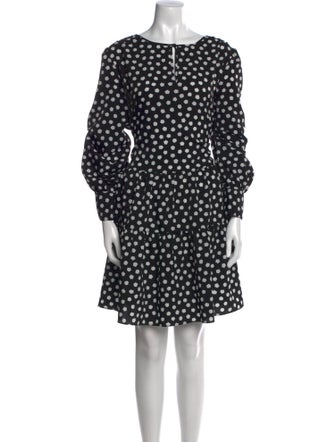Kate Spade New York Polka Dot Print Mini Dress