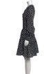 Kate Spade New York Polka Dot Print Mini Dress