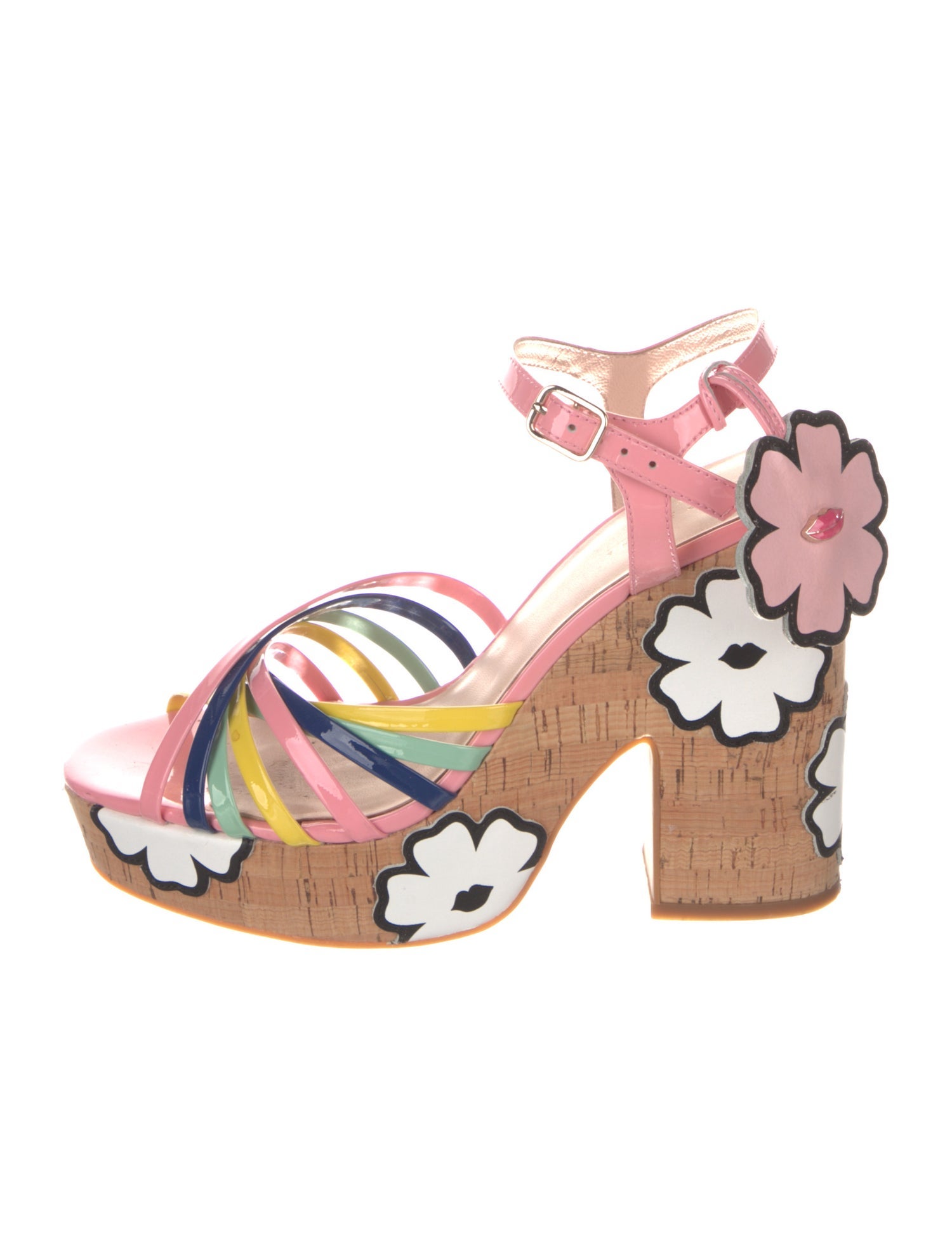 Kate Spade New York Patent Leather Printed Sandals