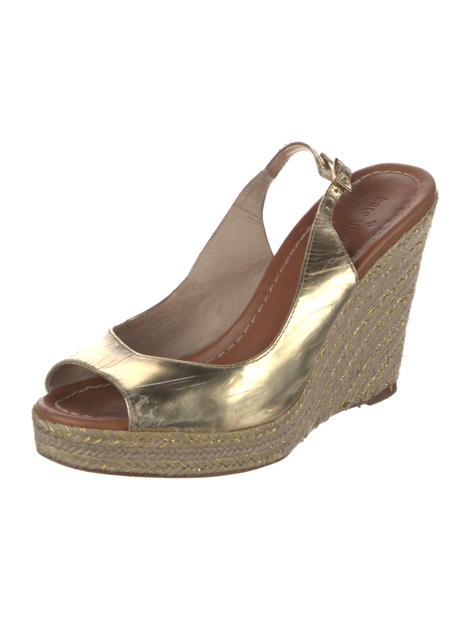 Kate Spade New York Leather Colorblock Pattern Espadrilles