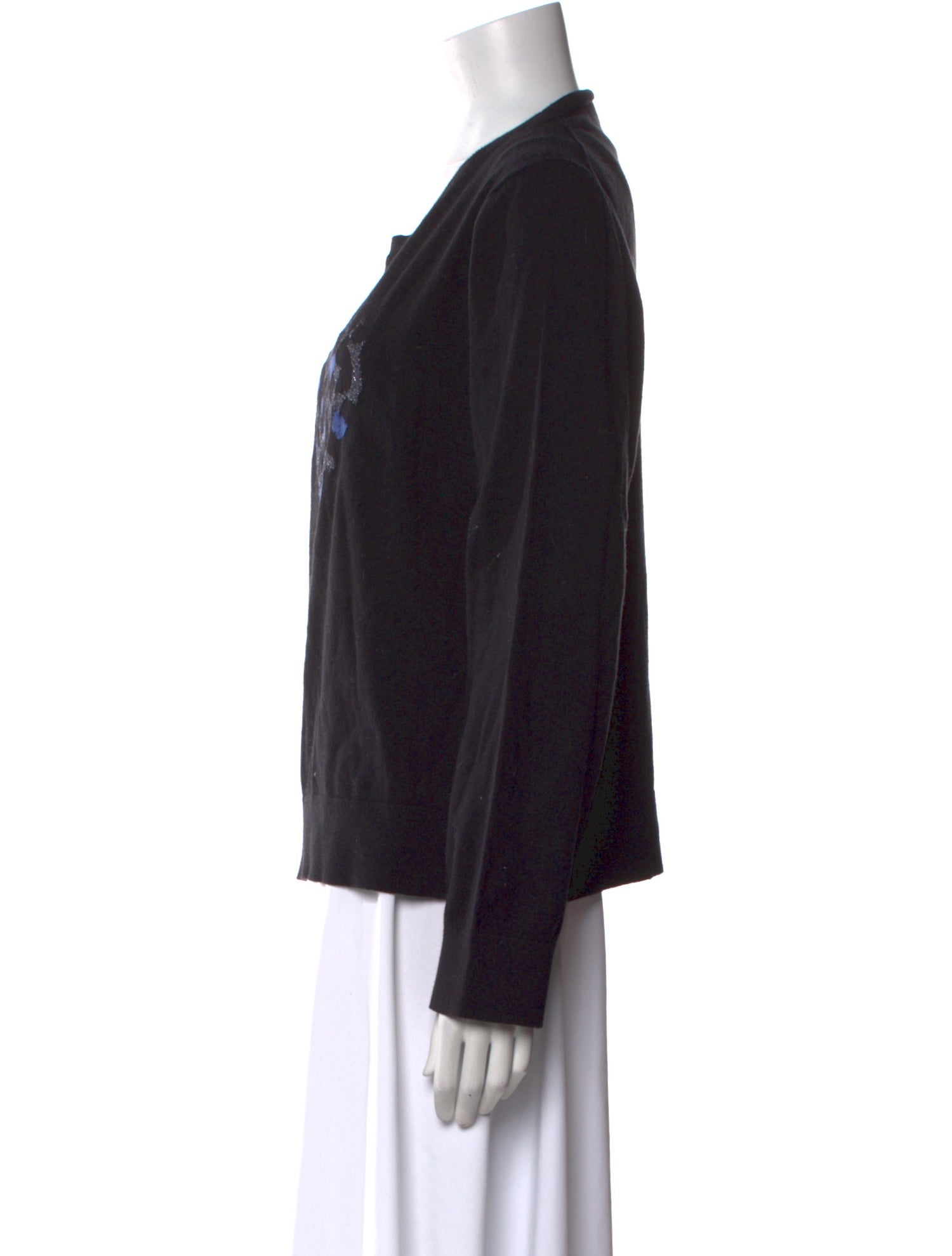 Kate Spade New York Printed Scoop Neck Sweater