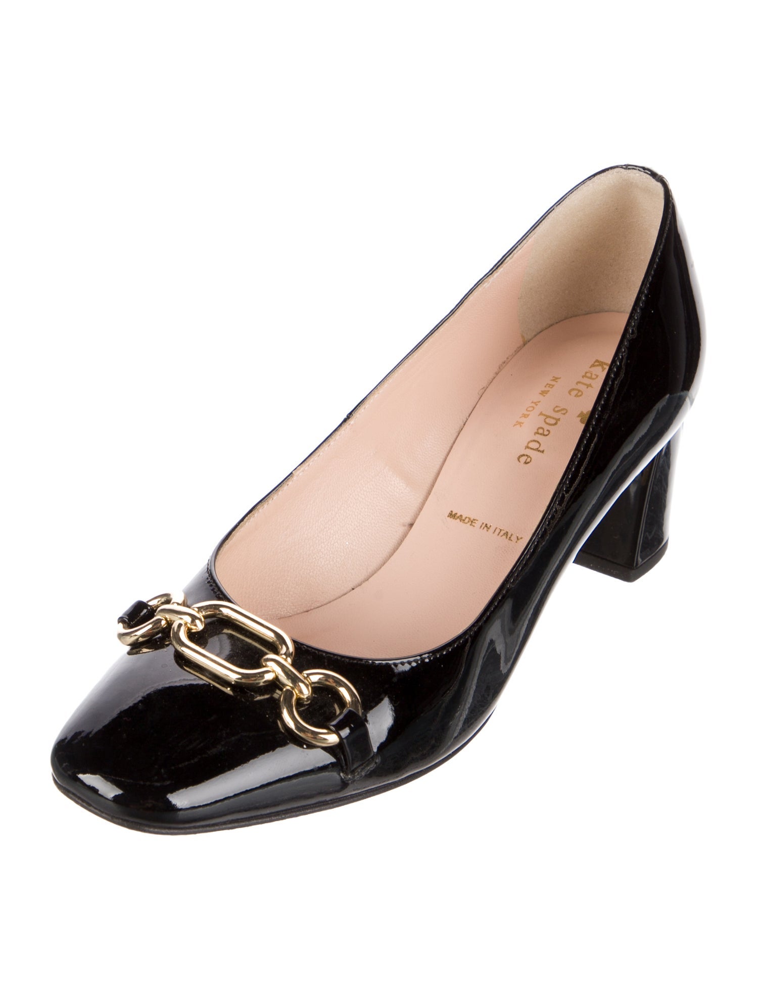 Kate Spade New York Patent Leather Bow Accents Pumps