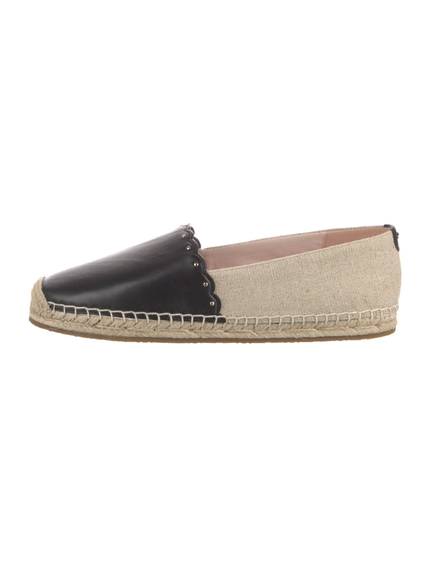 Kate Spade New York Leather Studded Accents Espadrilles