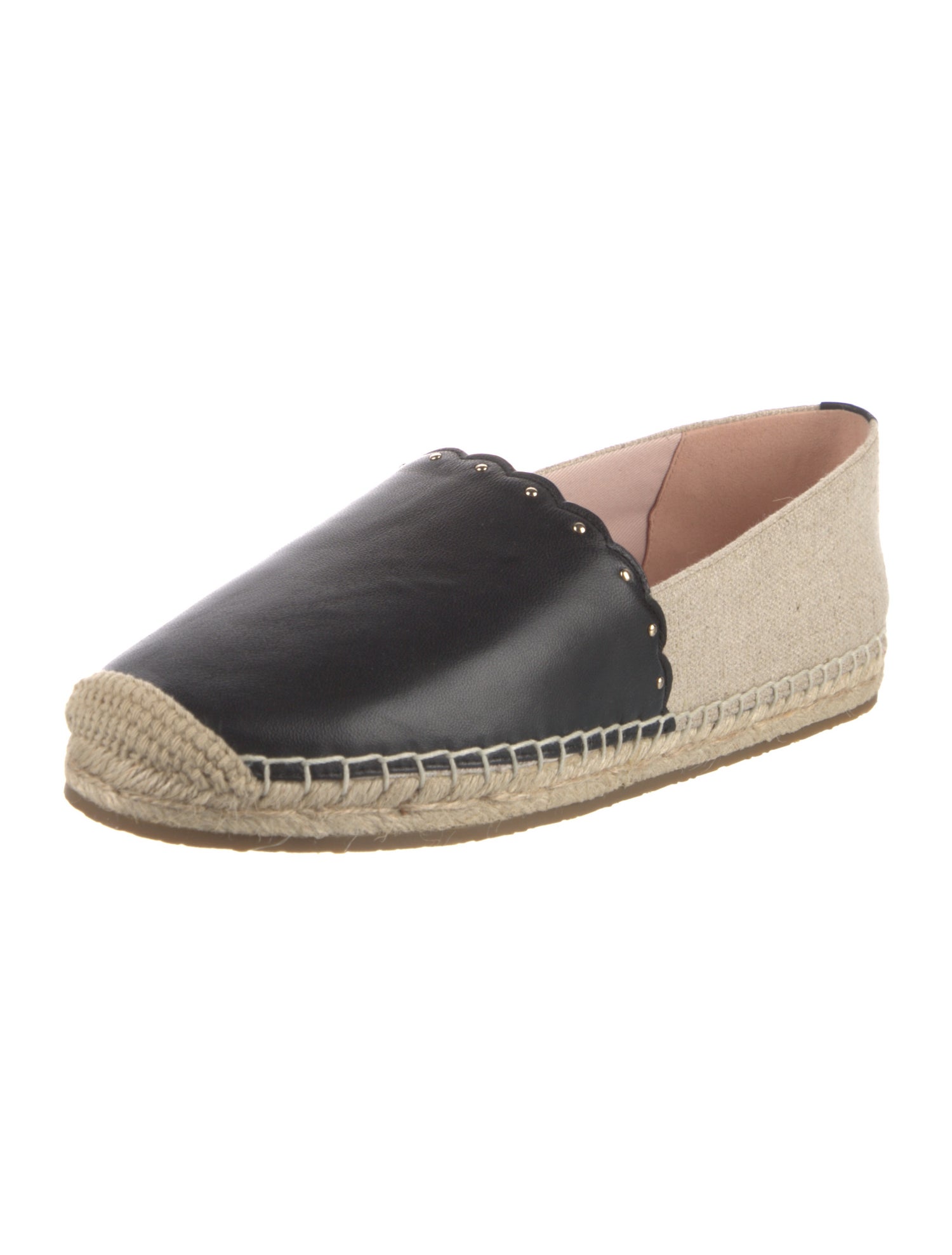 Kate Spade New York Leather Studded Accents Espadrilles