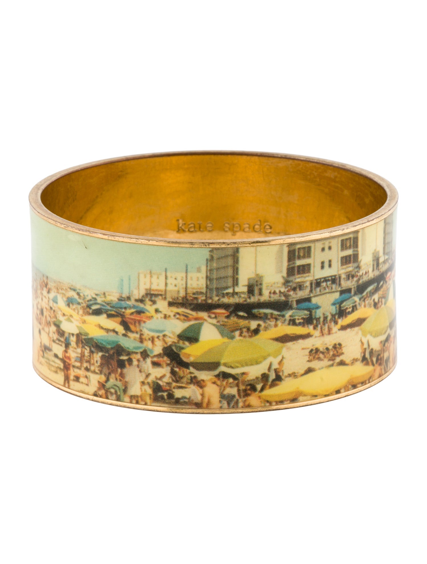 Kate Spade New York Enamel Wish You Were Here Bangle Bracelet