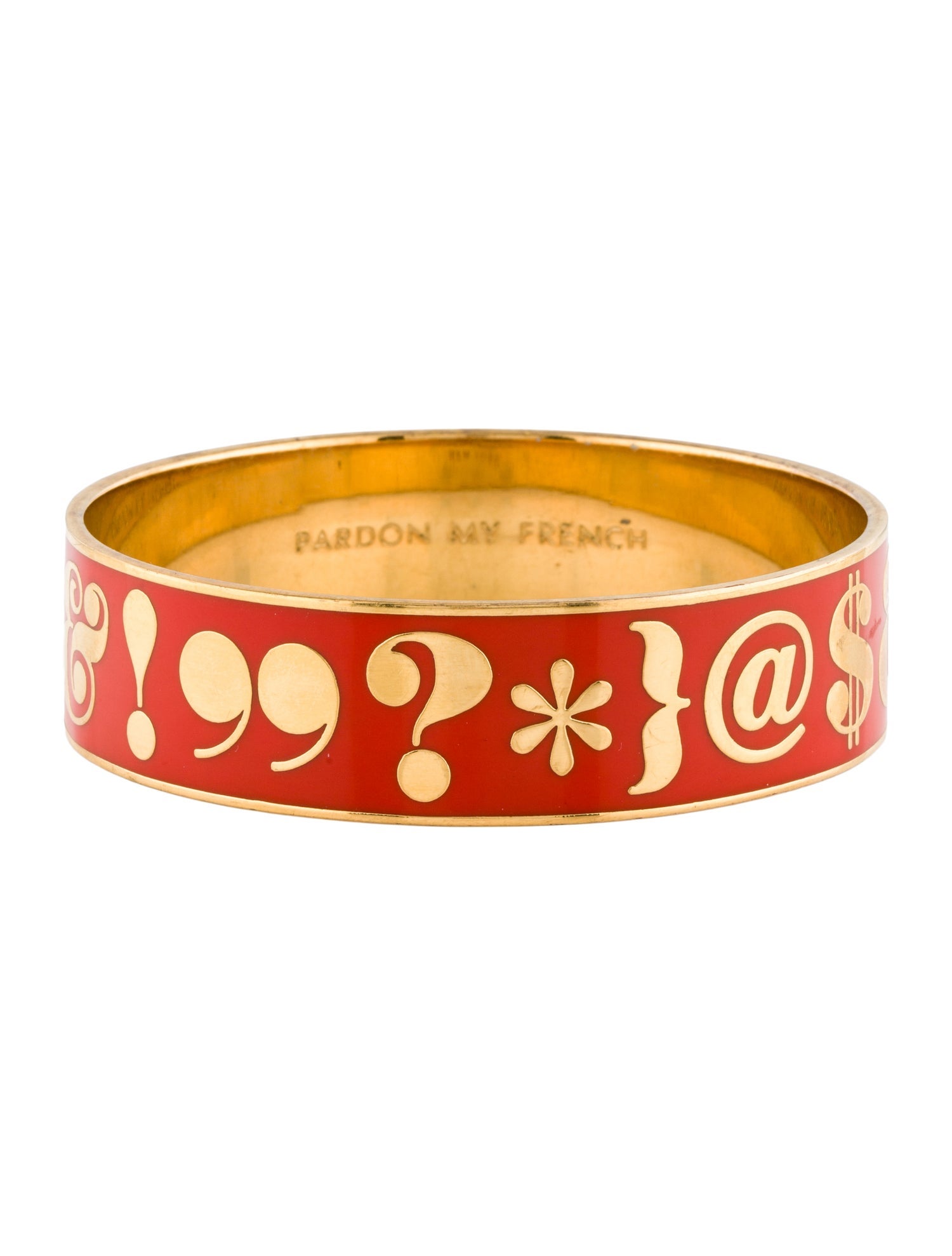 Kate Spade New York Enamel Pardon My French Bangle