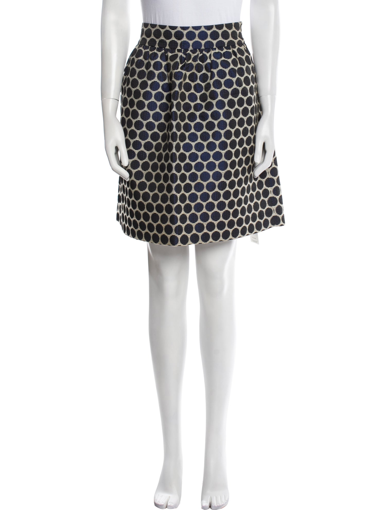 Kate Spade New York Polka Dot Print Knee-Length Skirt