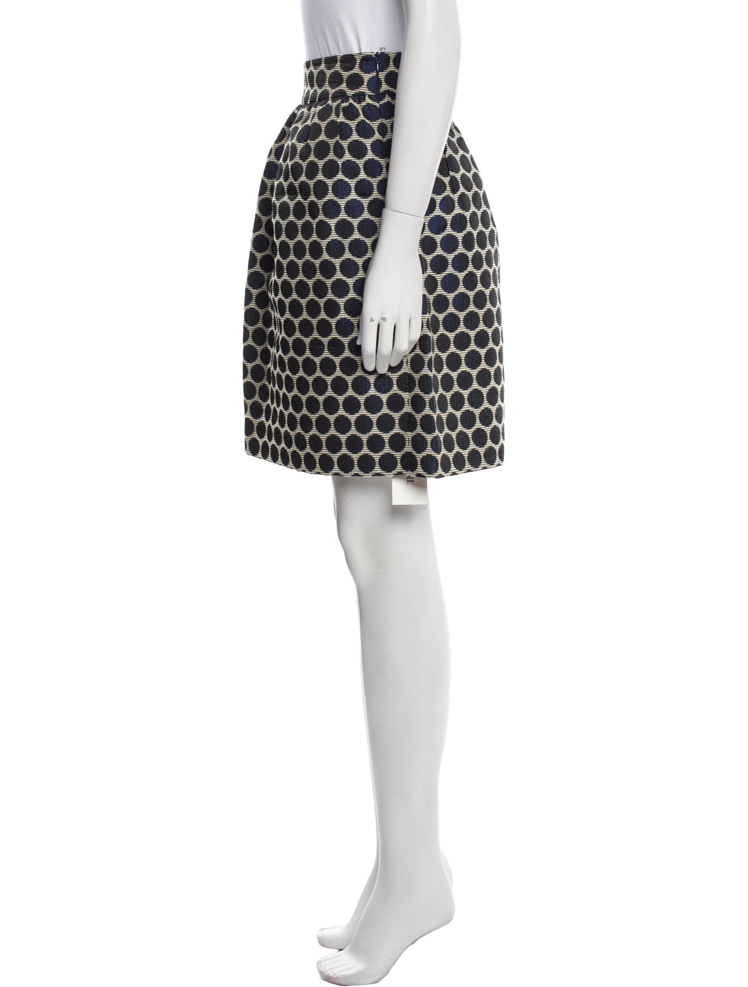 Kate Spade New York Polka Dot Print Knee-Length Skirt