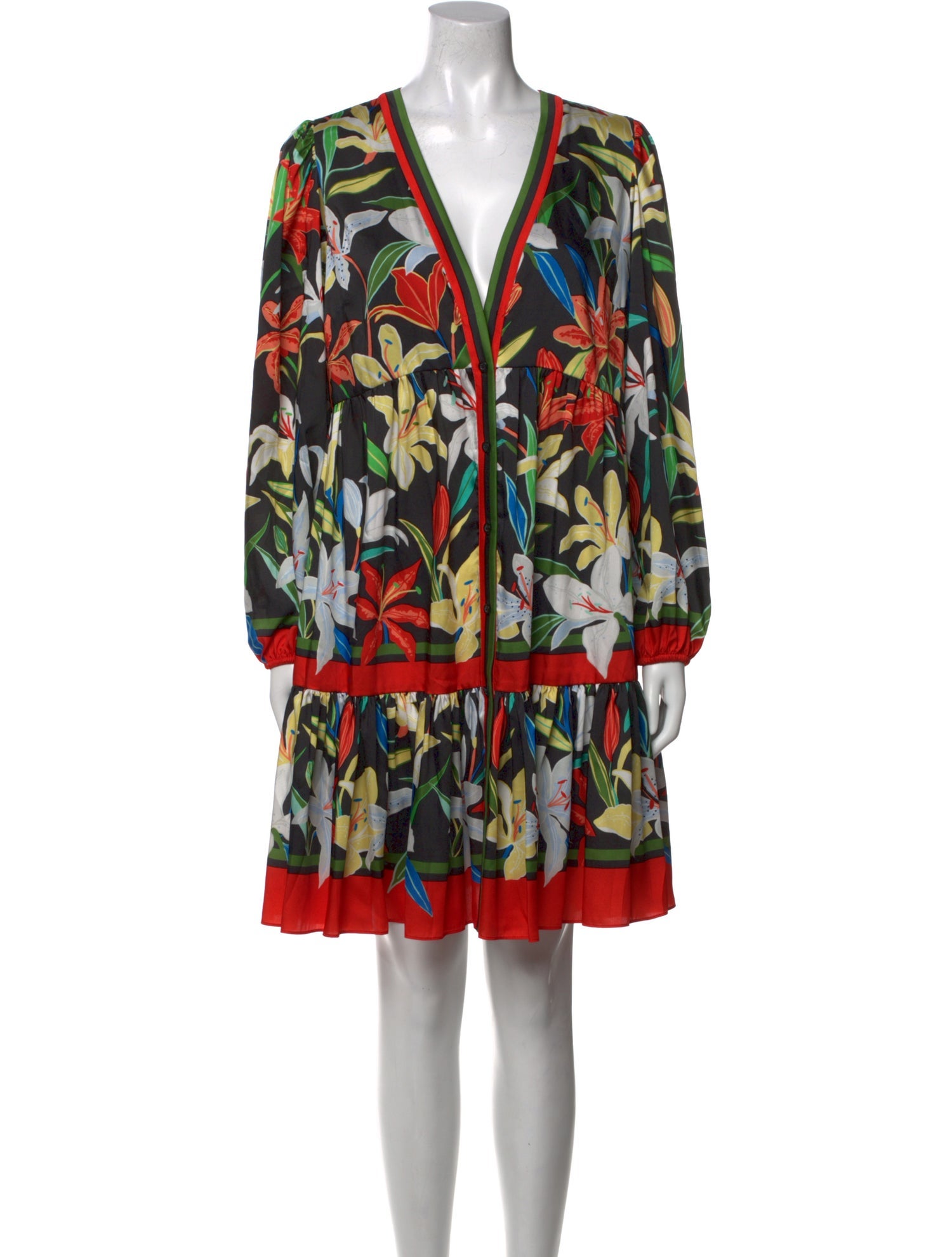 Kate Spade New York Floral Print Mini Dress