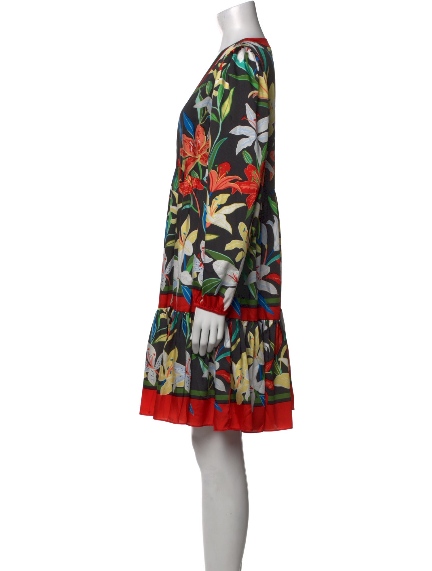 Kate Spade New York Floral Print Mini Dress