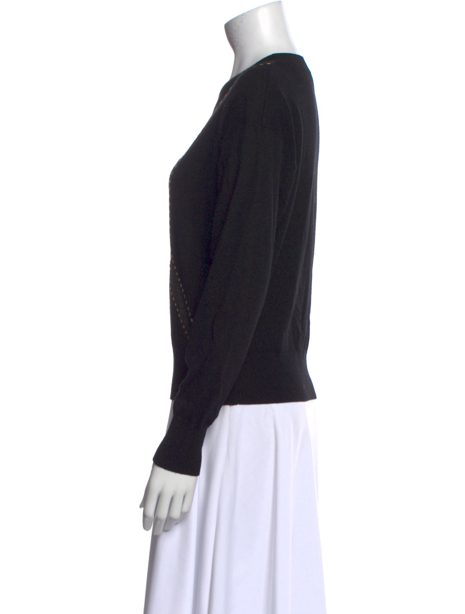 Kate Spade New York Printed Crew Neck Sweater