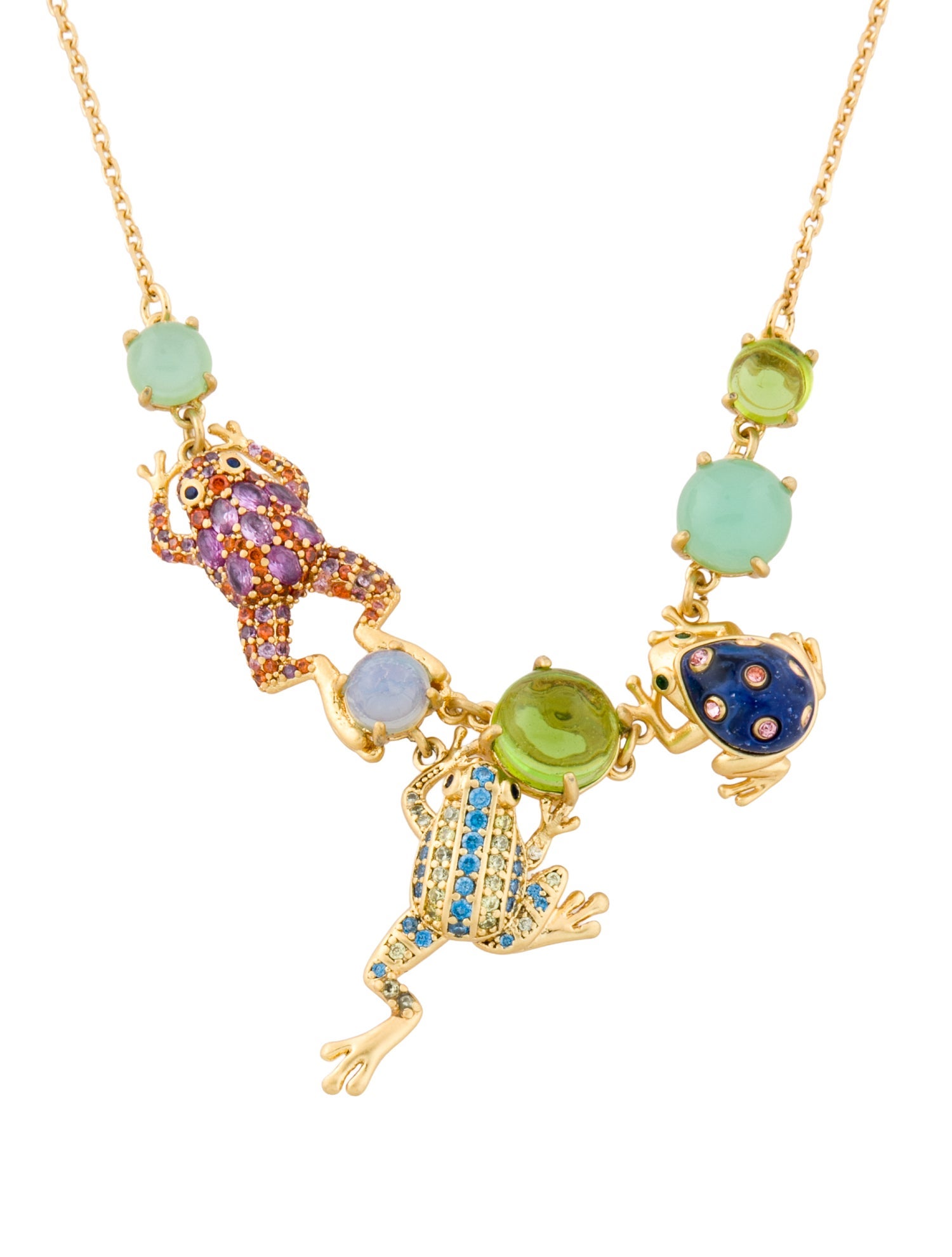 Kate Spade New York Crystal, Enamel & Resin Pendant Necklace