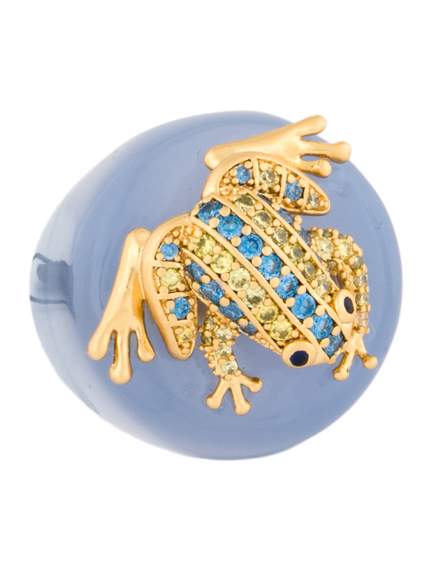 Kate Spade New York 'Take The Leap' Resin & Crystal Cocktail Ring