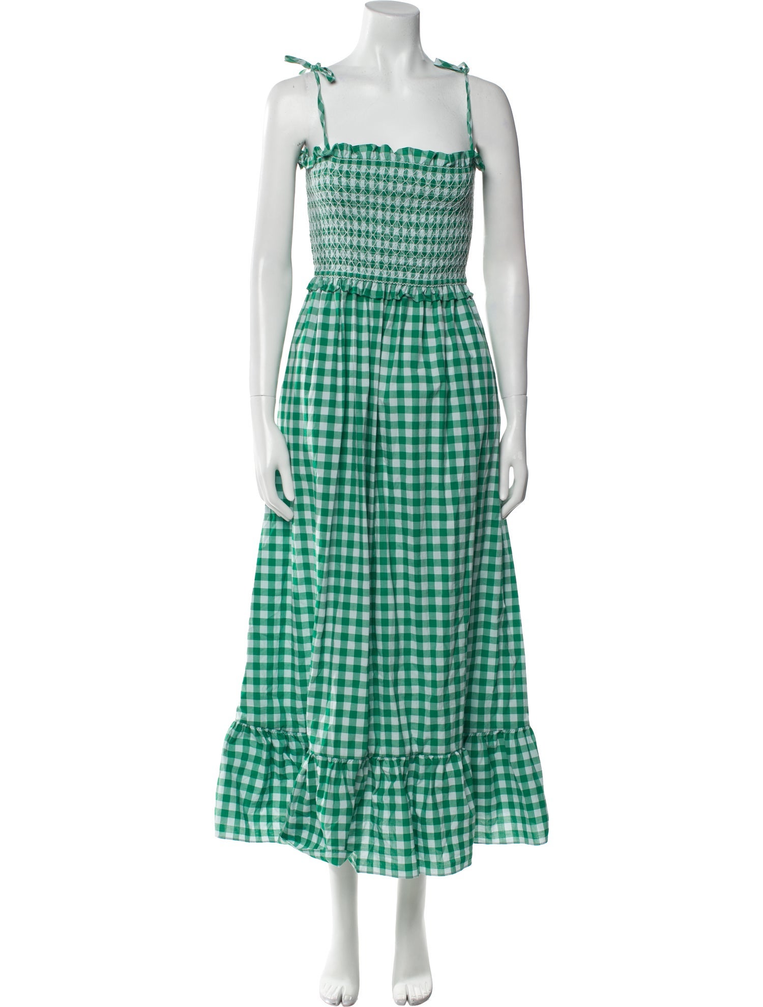 Kate Spade New York Plaid Print Long Dress