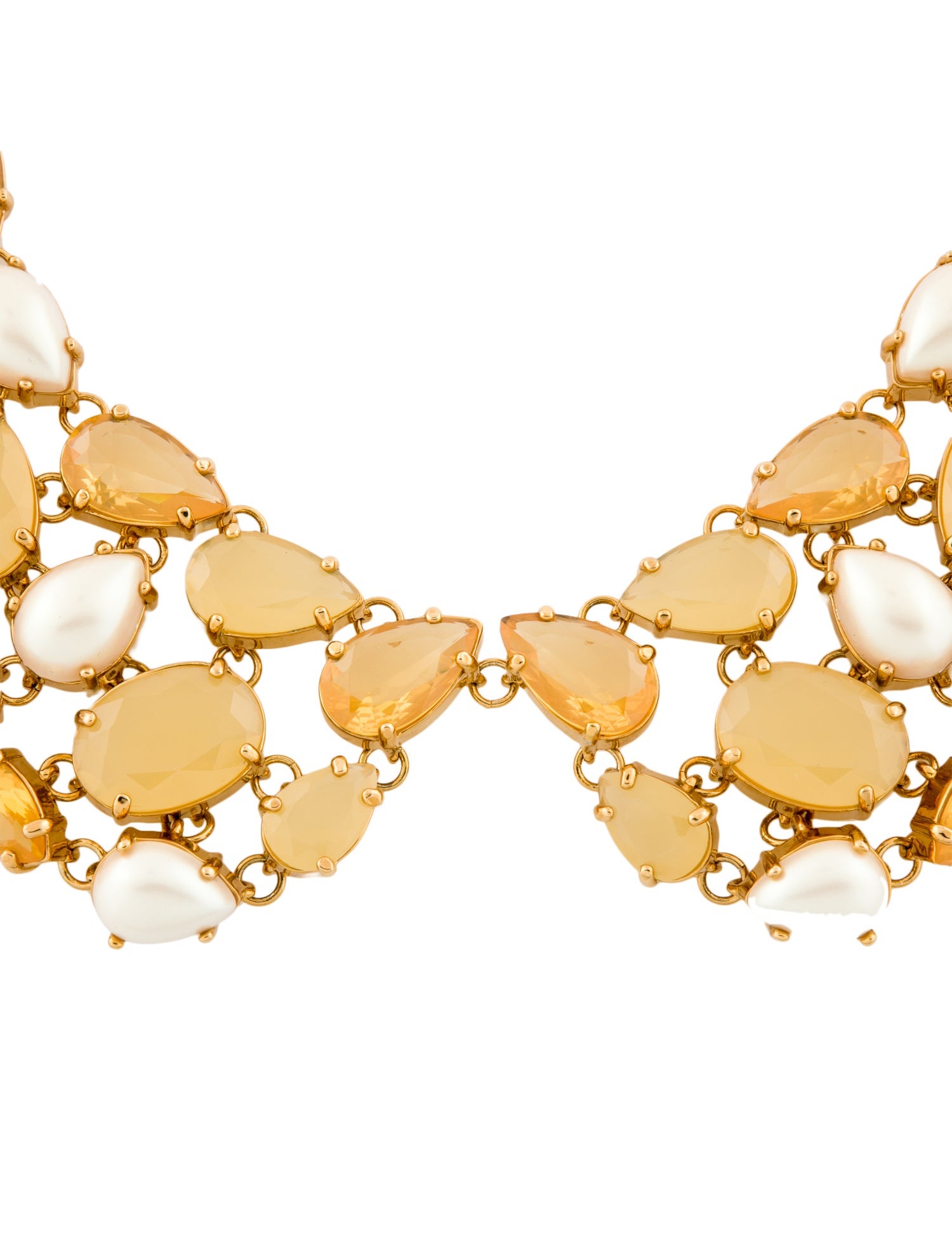 Kate Spade New York Faux Pearl & Crystal Collar Necklace