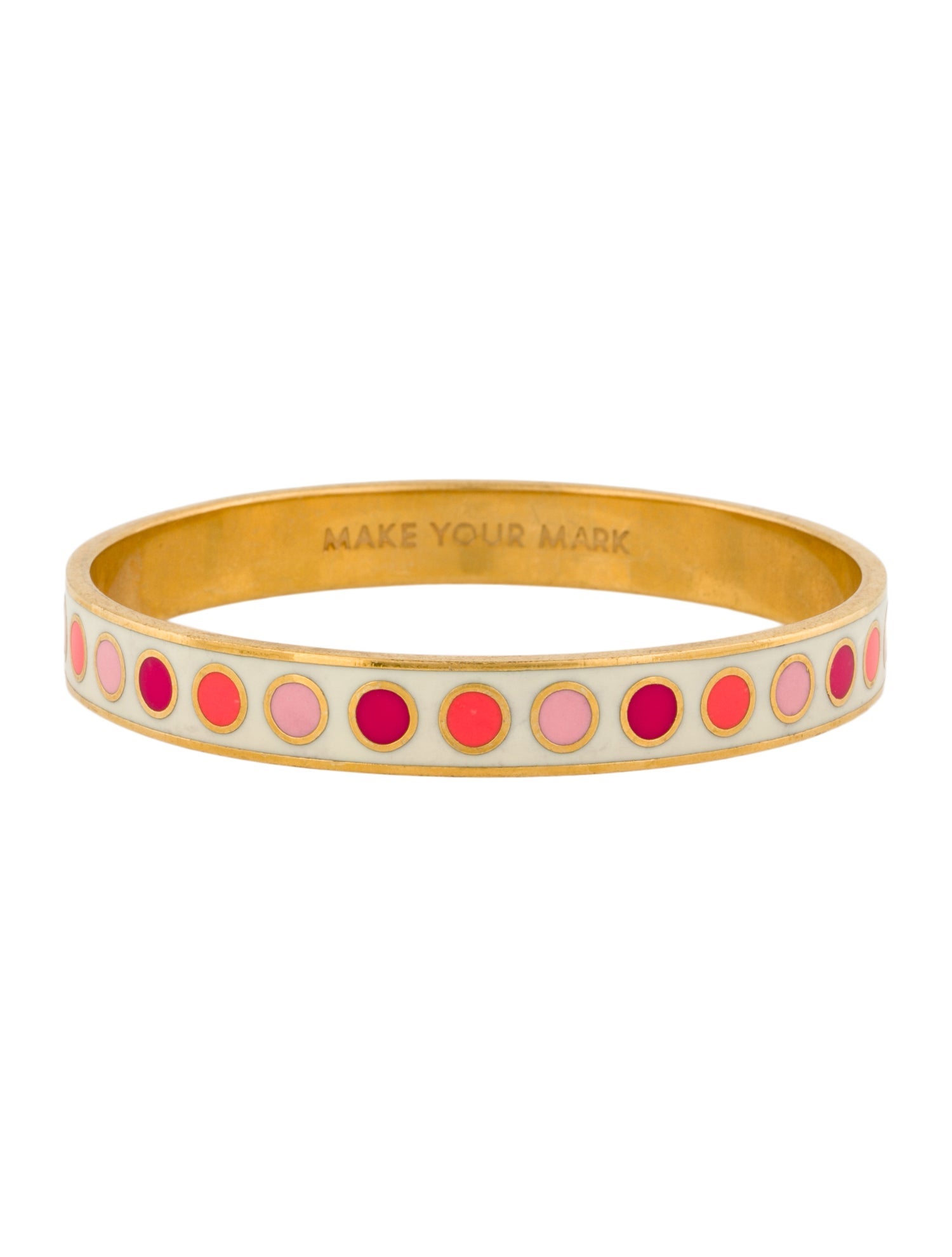 Kate Spade New York Enamel 'Make Your Mark' Bangle Bracelet