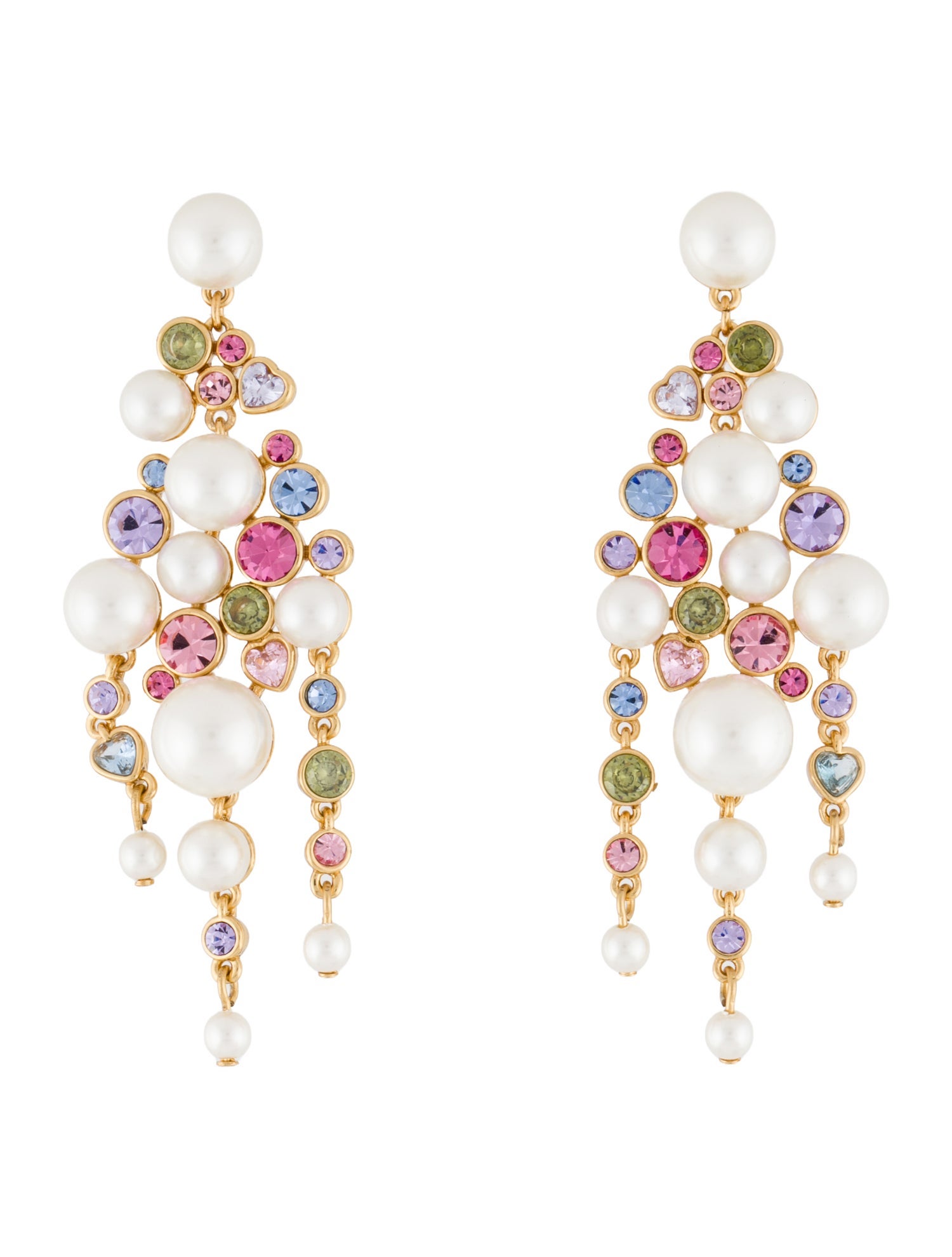 Kate Spade New York Faux Pearl & Crystal Drop Earrings