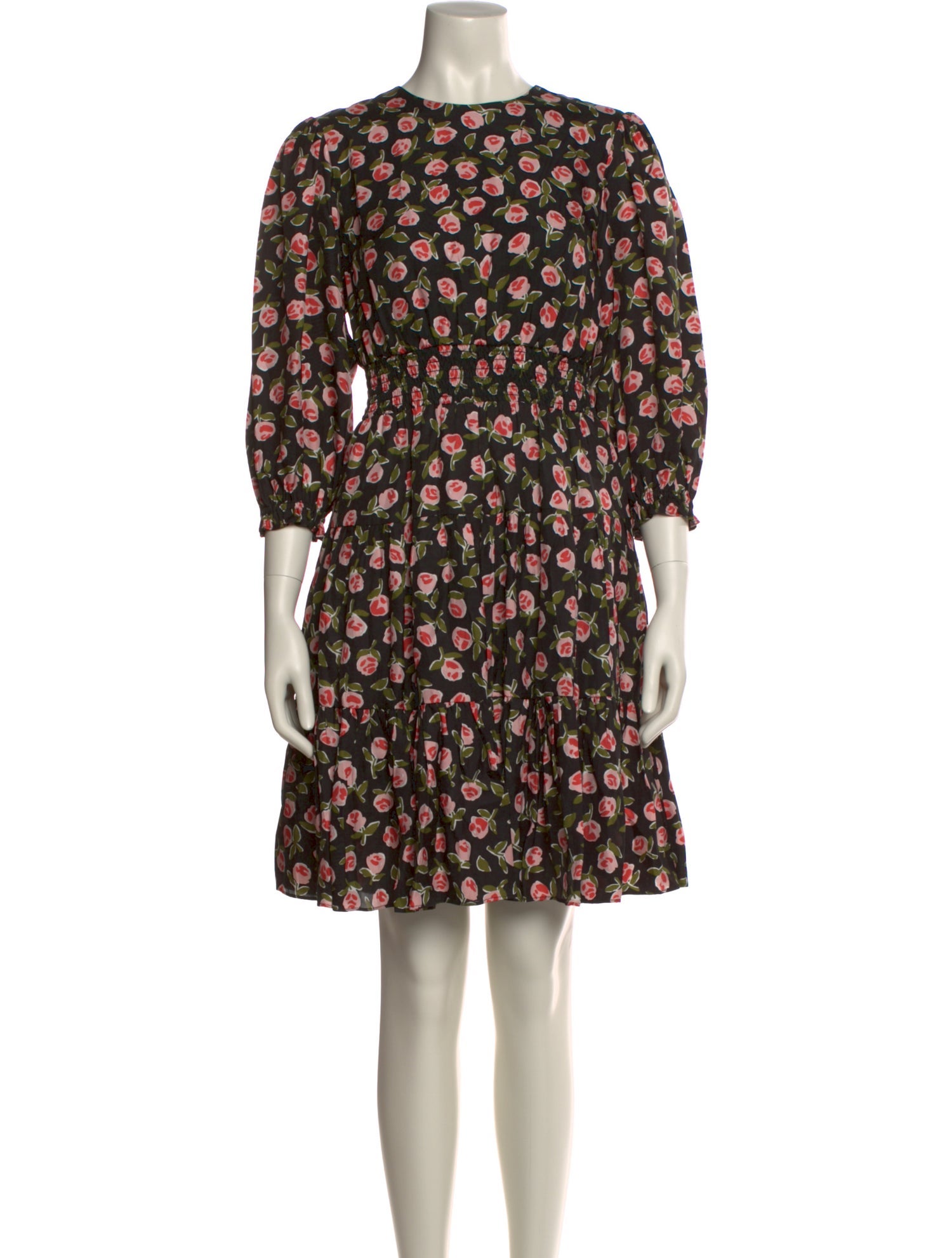 Kate Spade New York Floral Print Knee-Length Dress