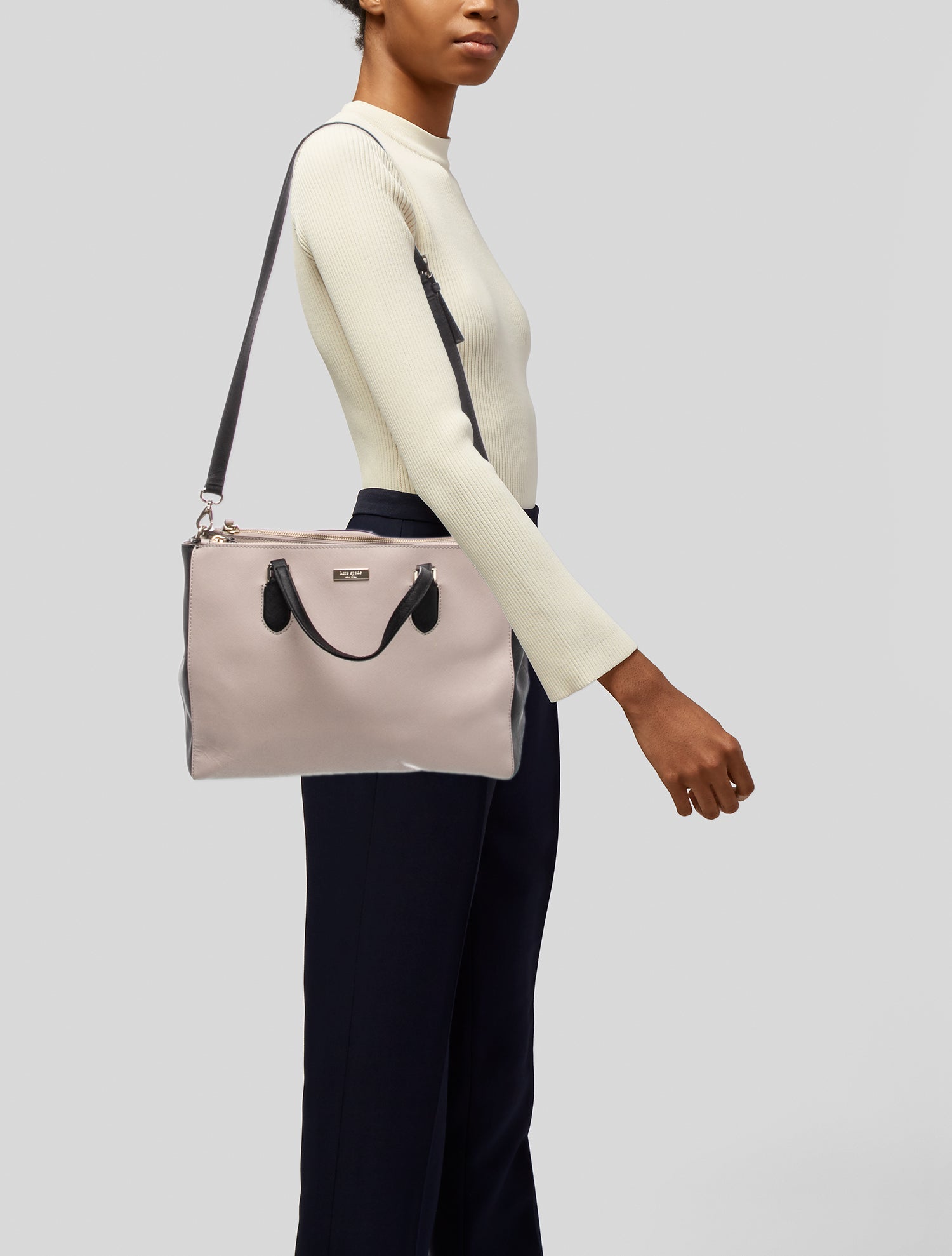 Kate Spade New York Saffiano Leather Top Handle Bag