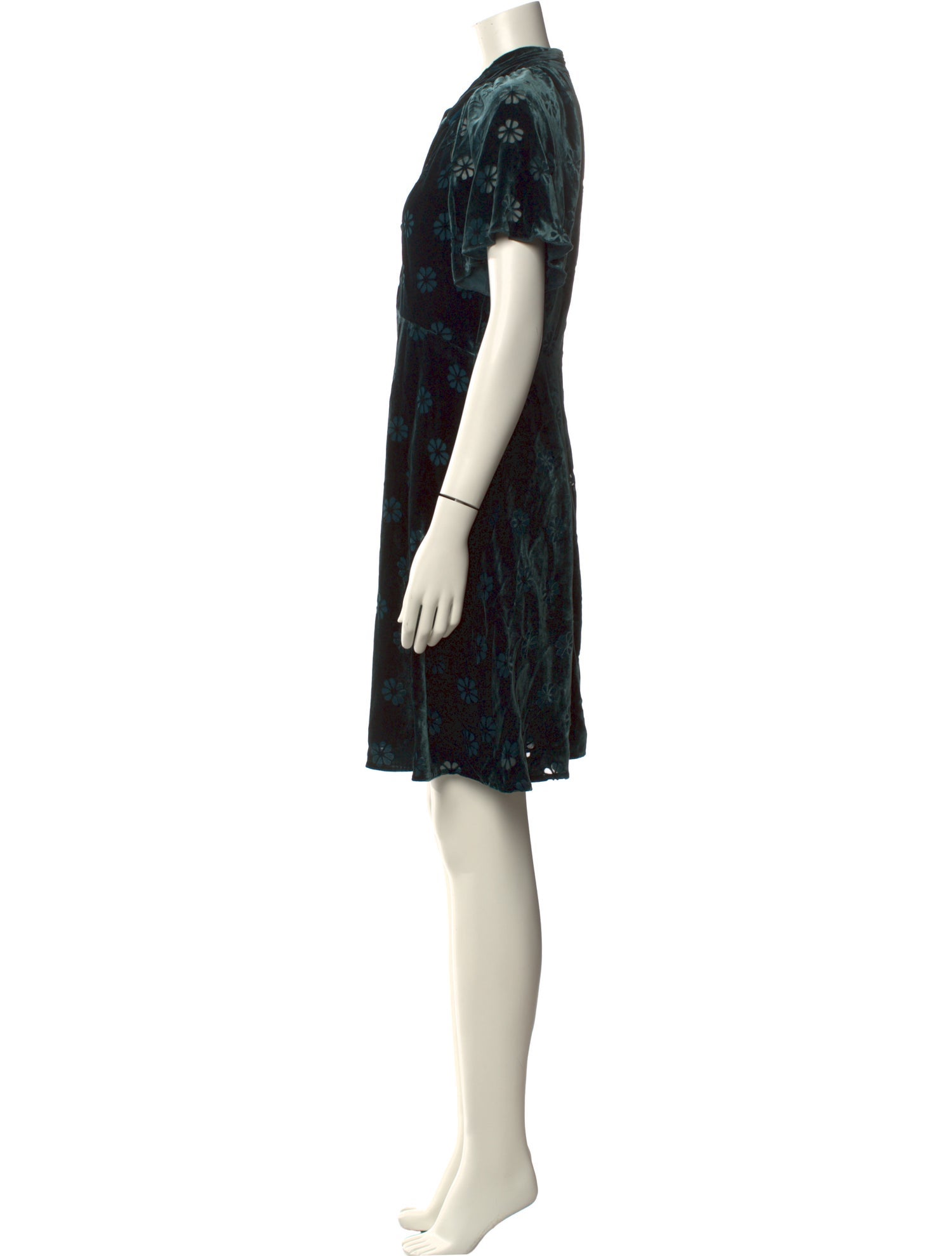 Kate Spade New York Velvet Knee-Length Dress