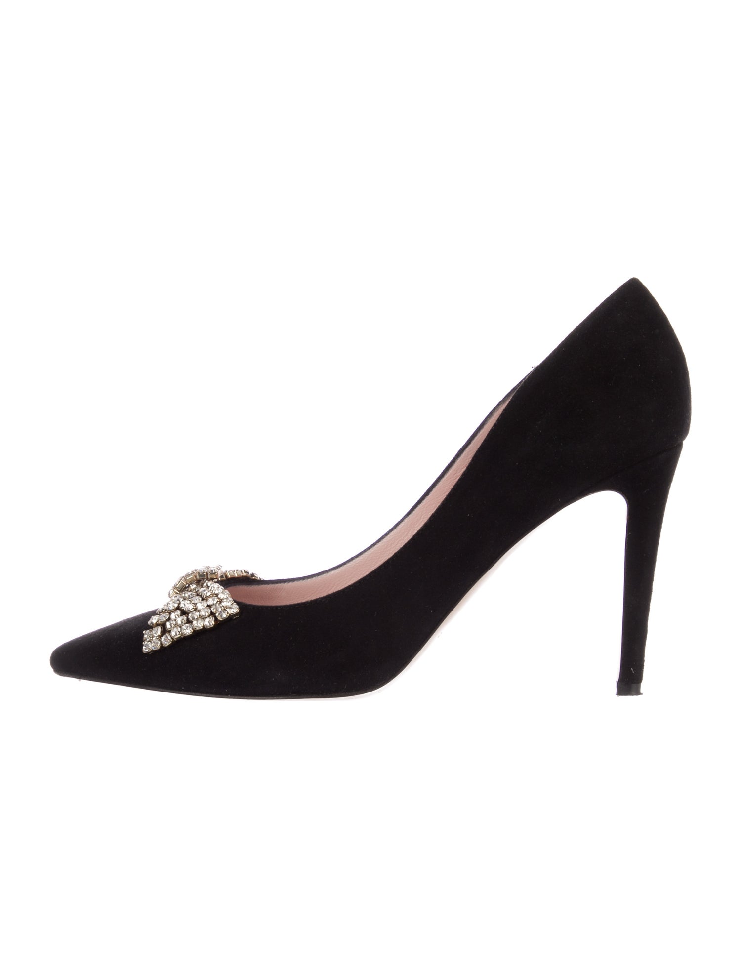 Kate Spade New York Suede Bow Accents Pumps
