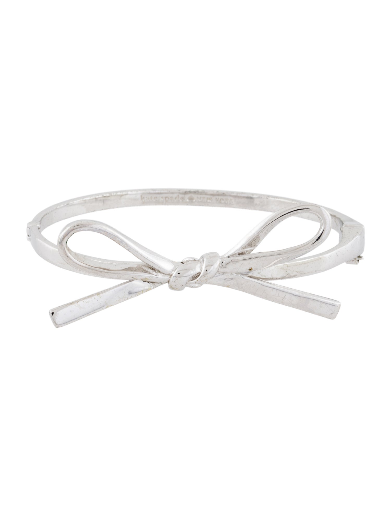 Kate Spade New York Bow Hinged Bangle Bracelet