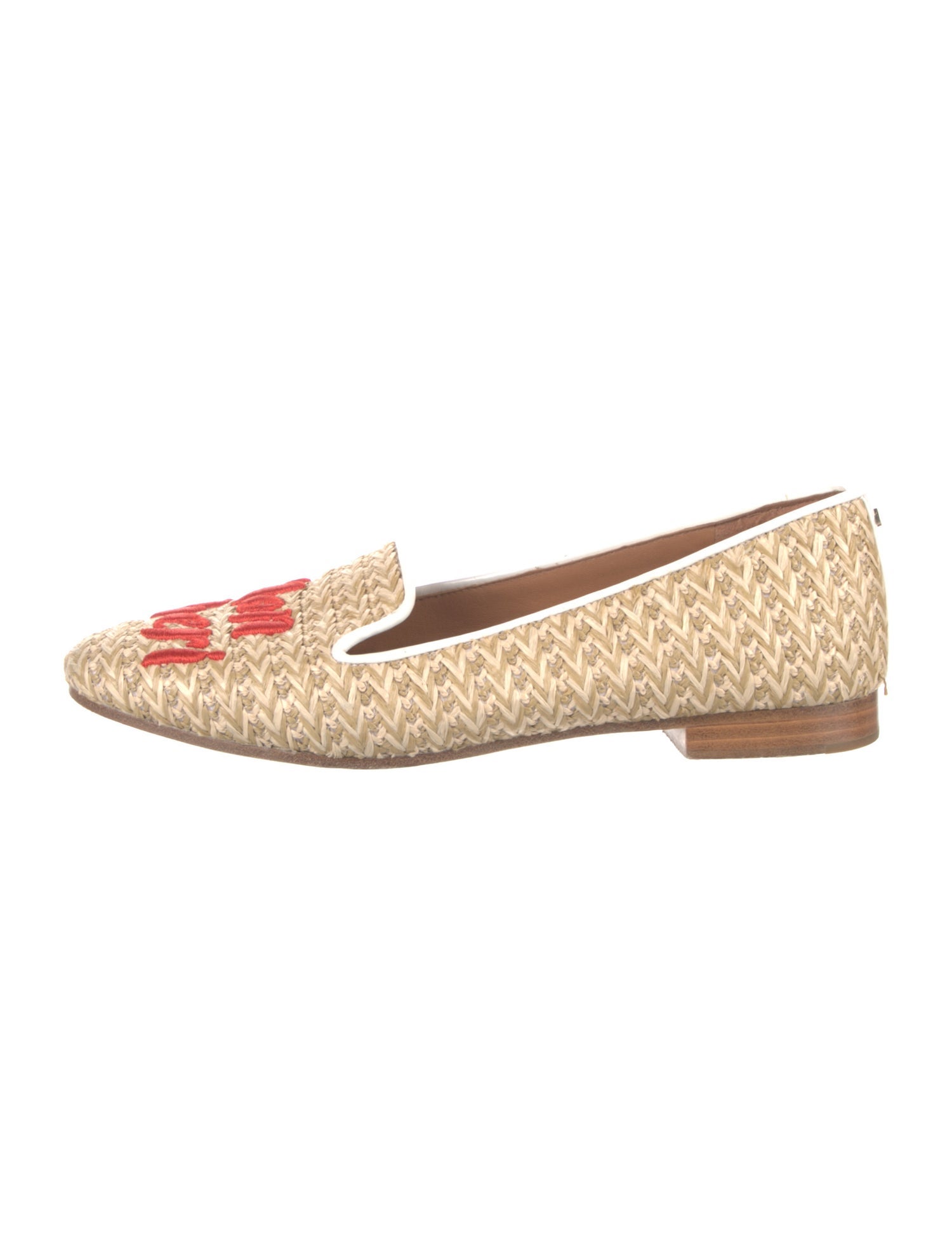 Kate Spade New York Raffia Patterned Loafers