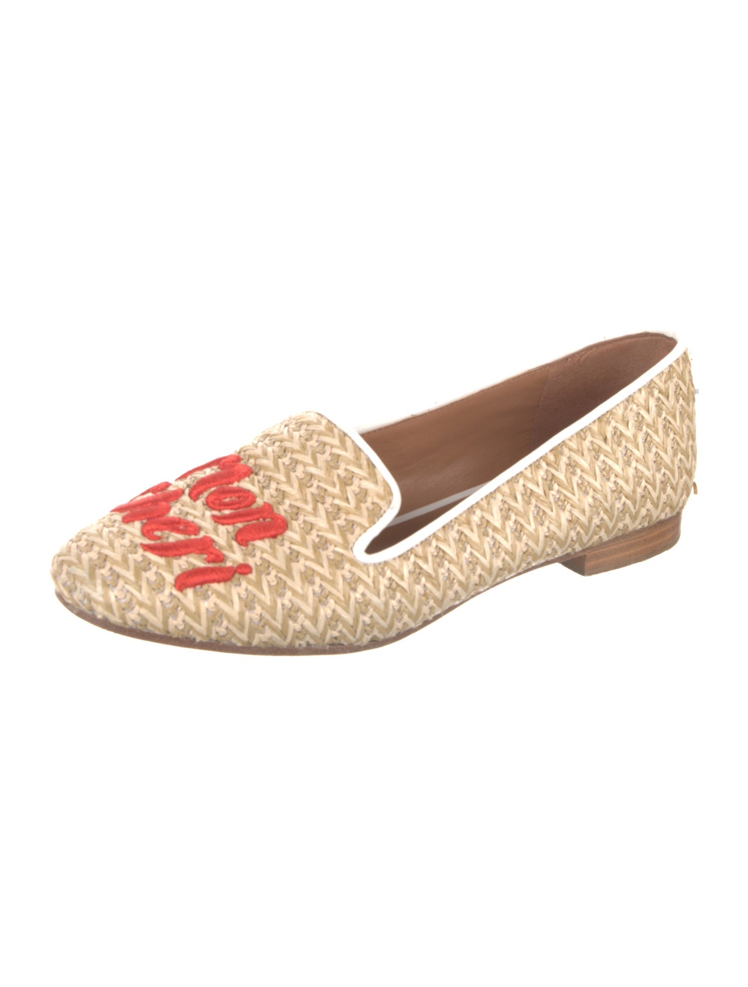 Kate Spade New York Raffia Patterned Loafers
