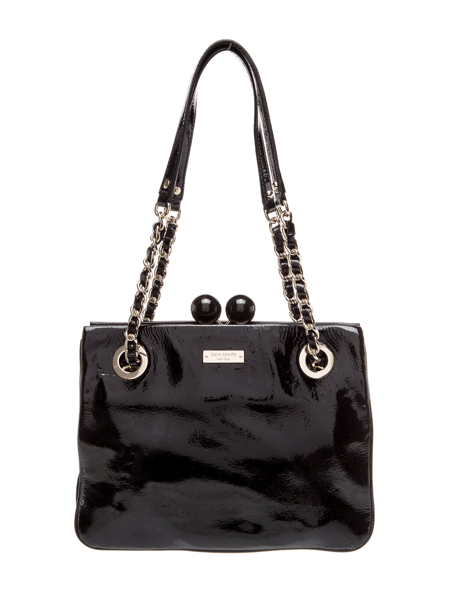 Kate Spade New York Patent Leather Top Handle Bag