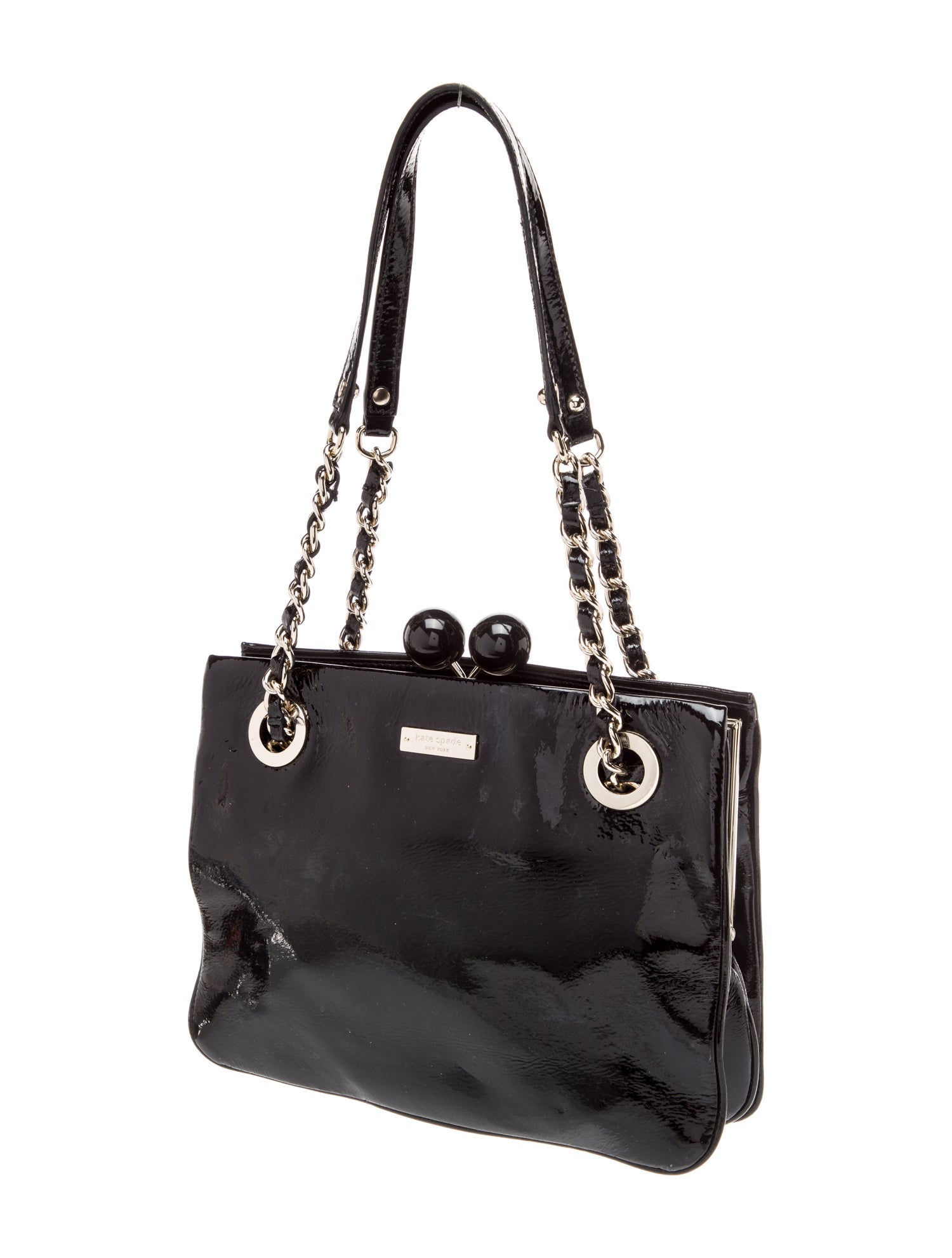 Kate Spade New York Patent Leather Top Handle Bag