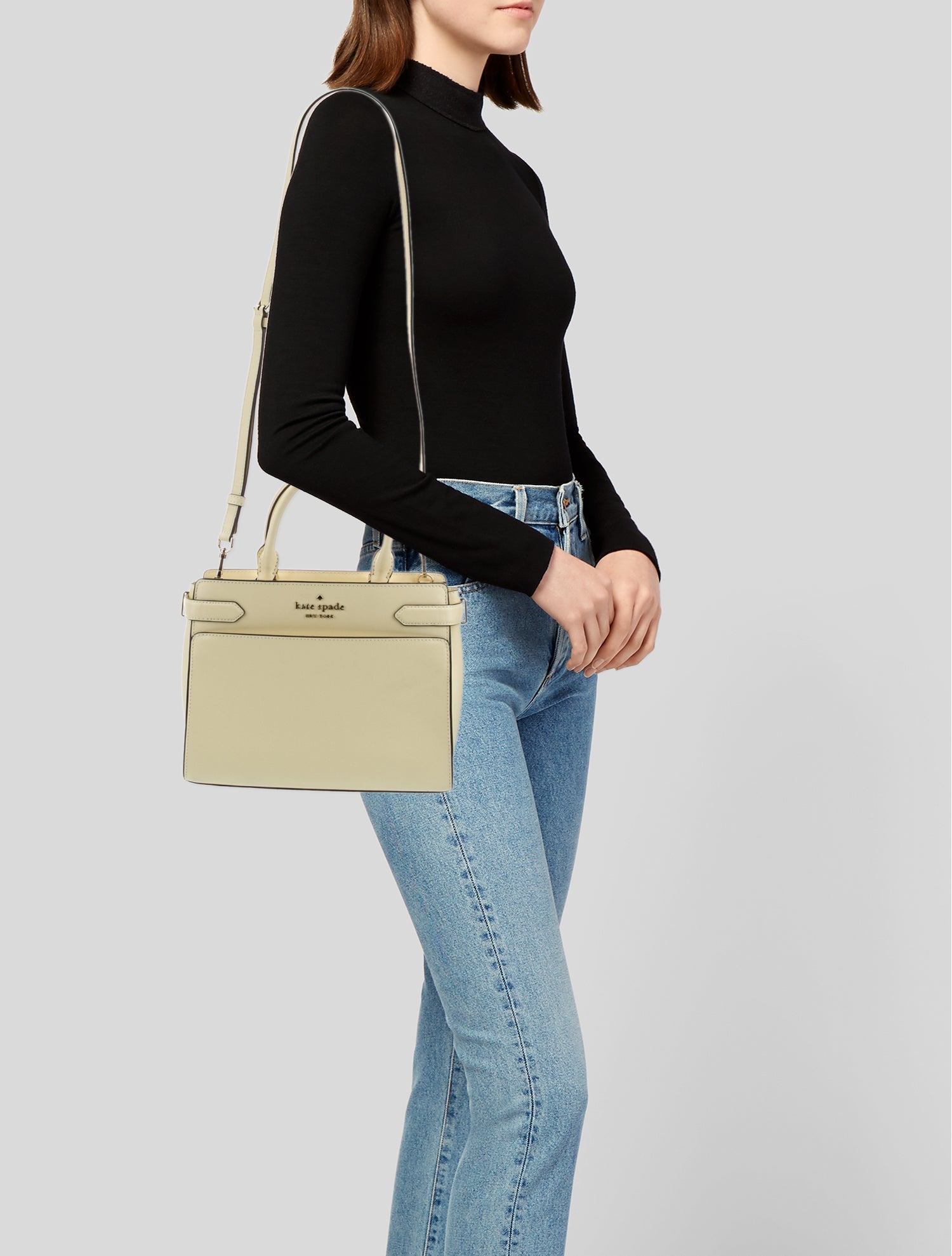 Kate Spade New York Saffiano Leather Top Handle Bag