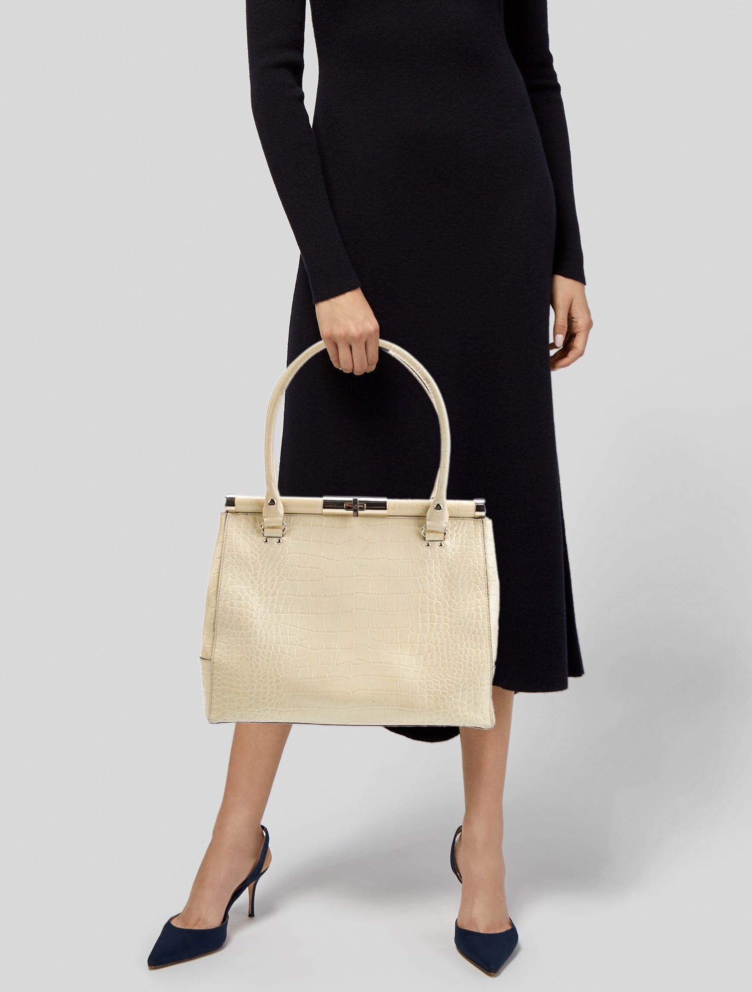 Kate Spade New York Embossed Leather Shoulder Bag
