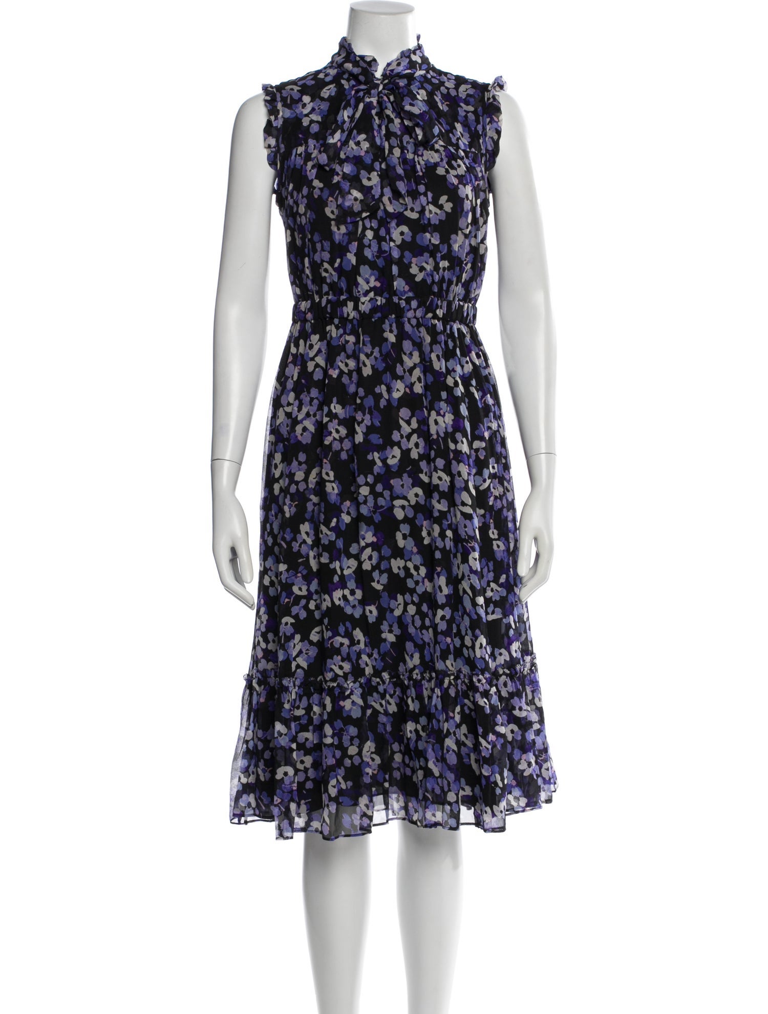 Navy Floral Dress For Wedding Kate Spade New York Floral Print Midi Length  Dress W/ Tags Orange Dresses, Clothing WKA429078 The RealReal