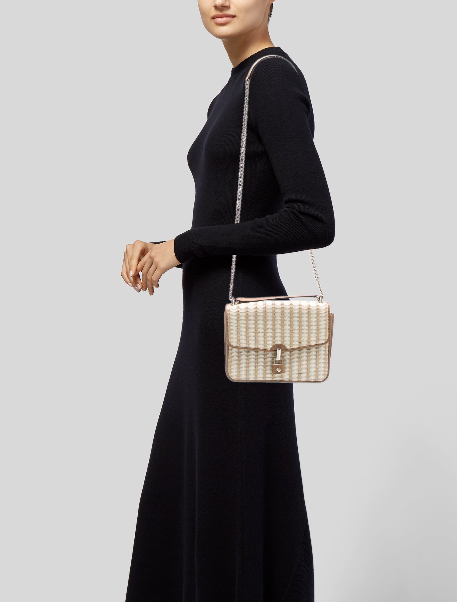 Kate Spade New York Straw Shoulder Bag