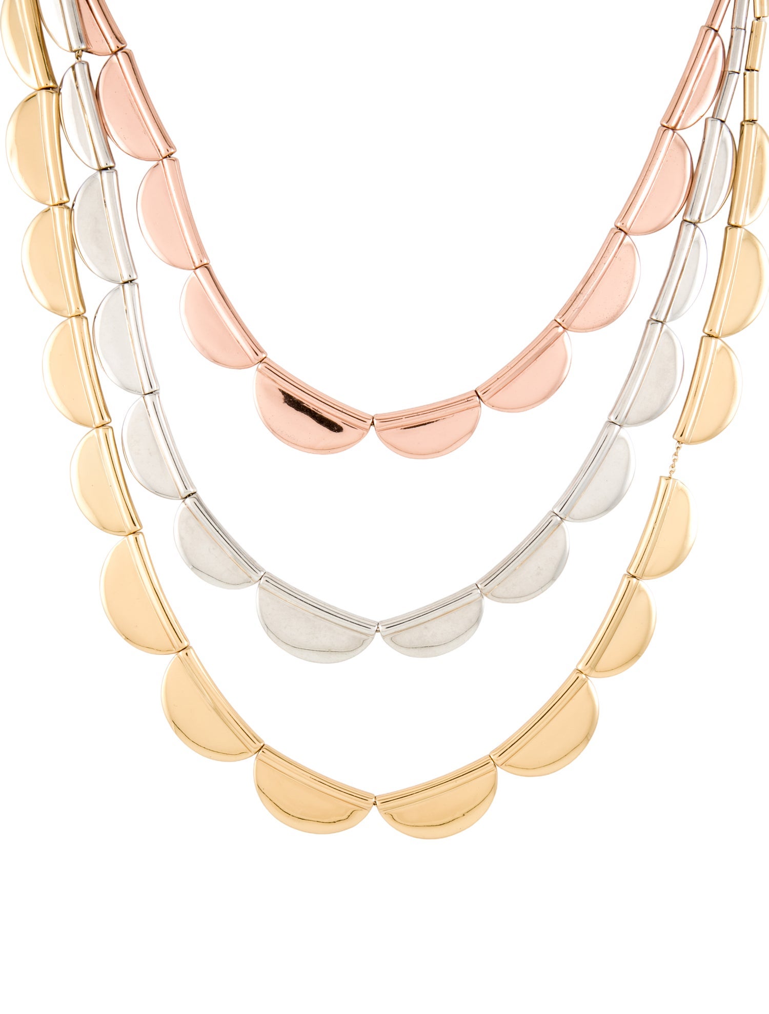 Kate Spade New York Tri-Tone Multistrand Necklace
