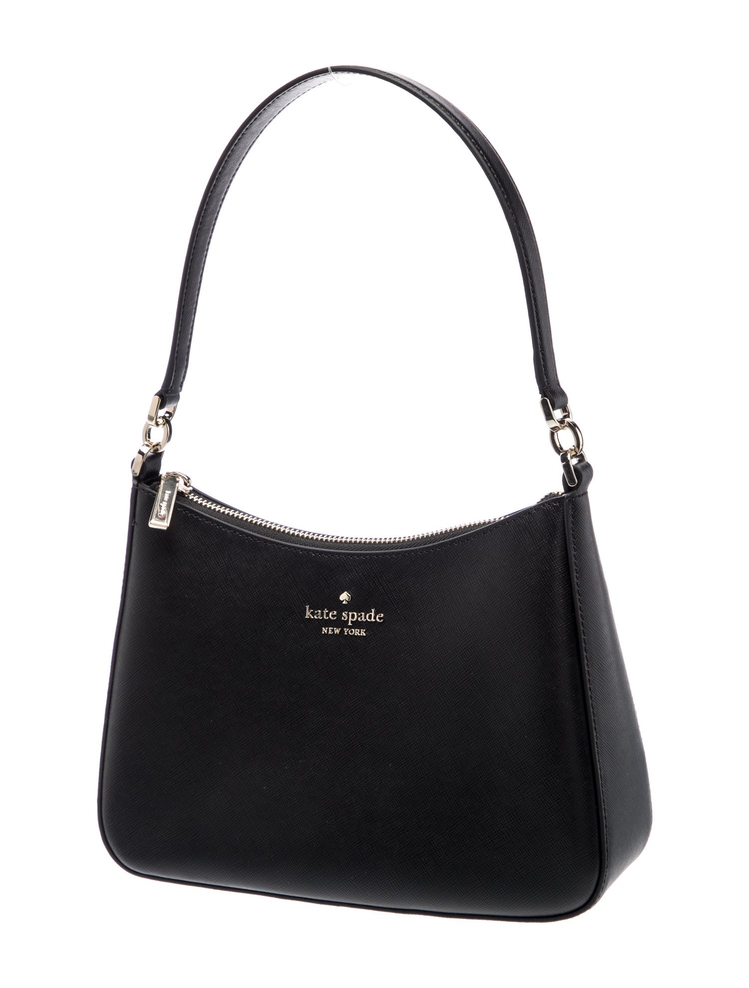 Kate Spade New York Saffiano Leather Shoulder Bag - Black Shoulder