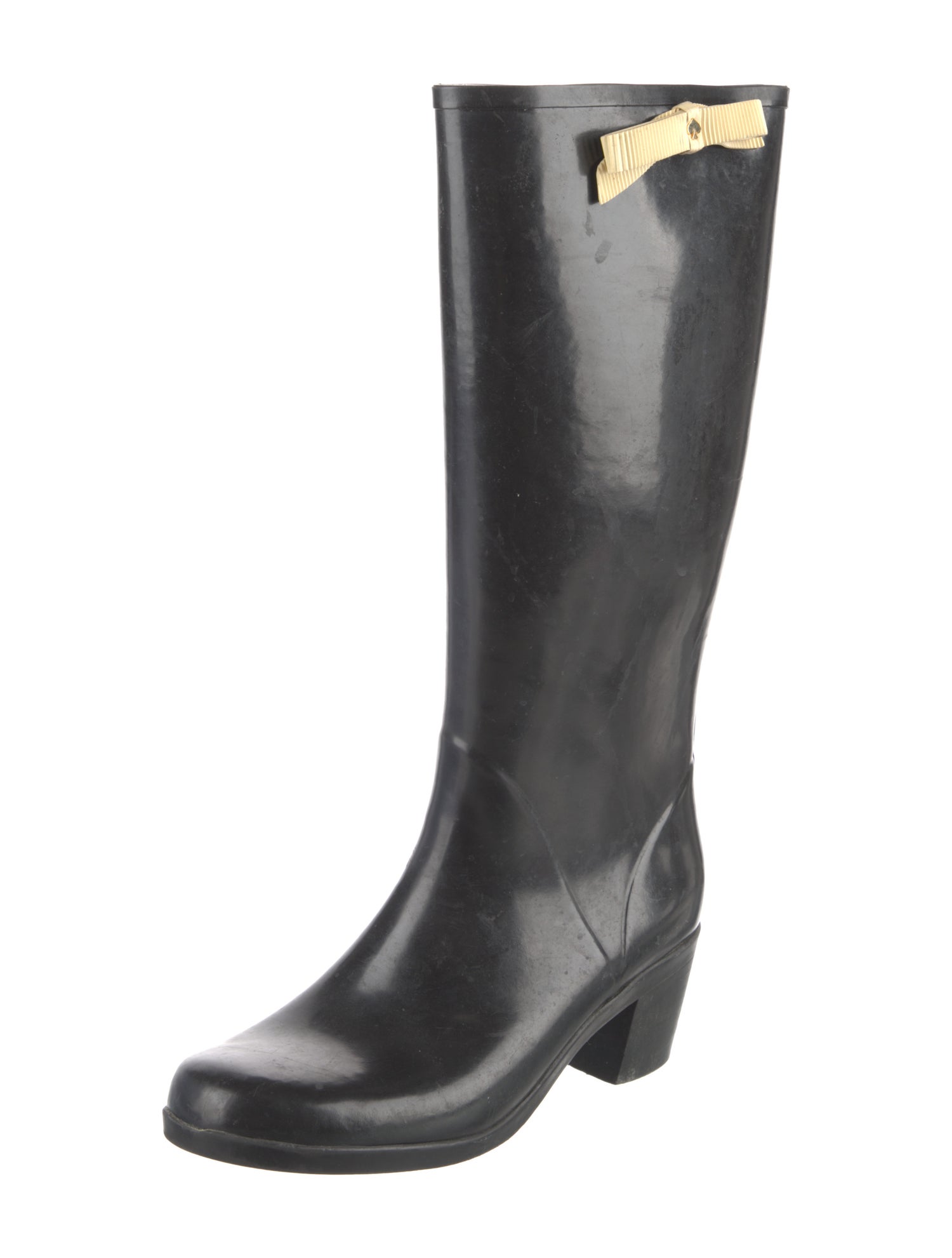 Kate Spade New York Rubber Bow Accents Rain Boots