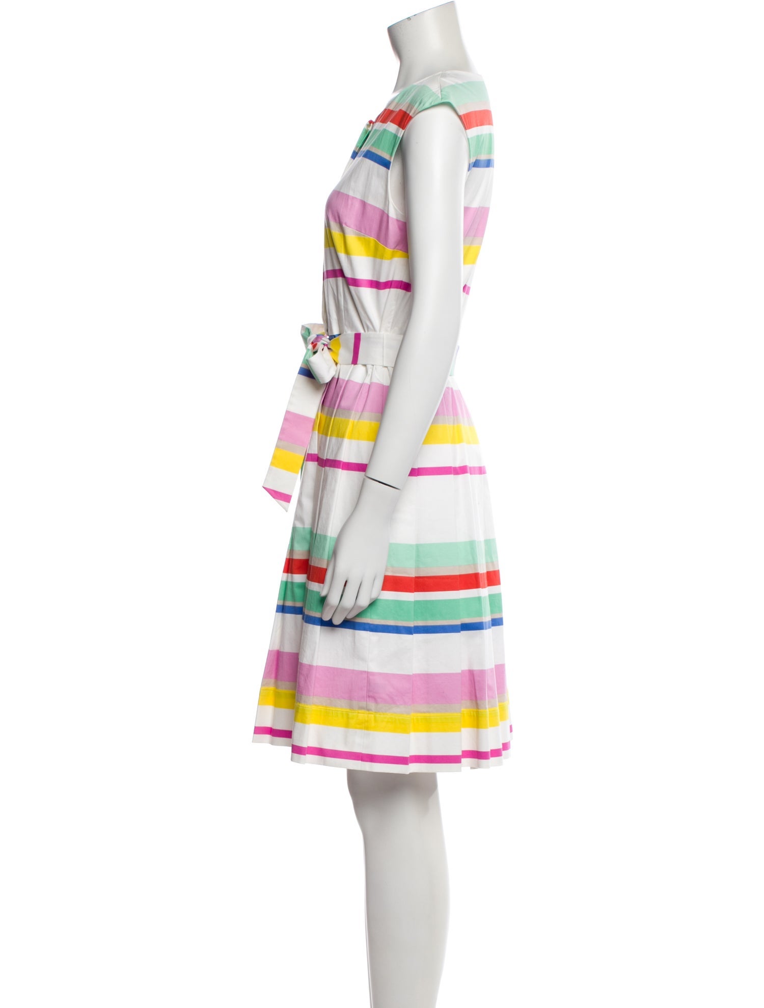kate spade pink and white striped dress NWT Kate Spade Pink White Stripe Dress L